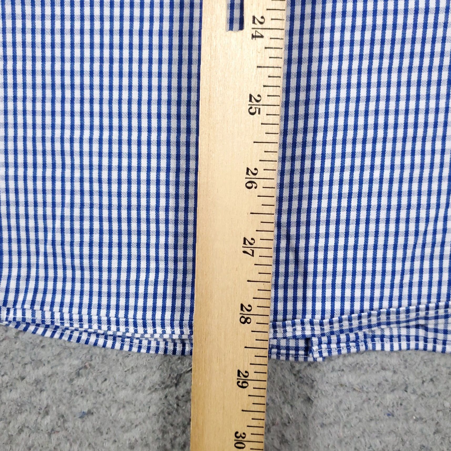 Tommy Hilfiger Tommy Hilfiger Shirt Mens Large Blue Check Casual Button Up Long Sleeve Size US L / EU 52-54 / 3 - 4 Thumbnail