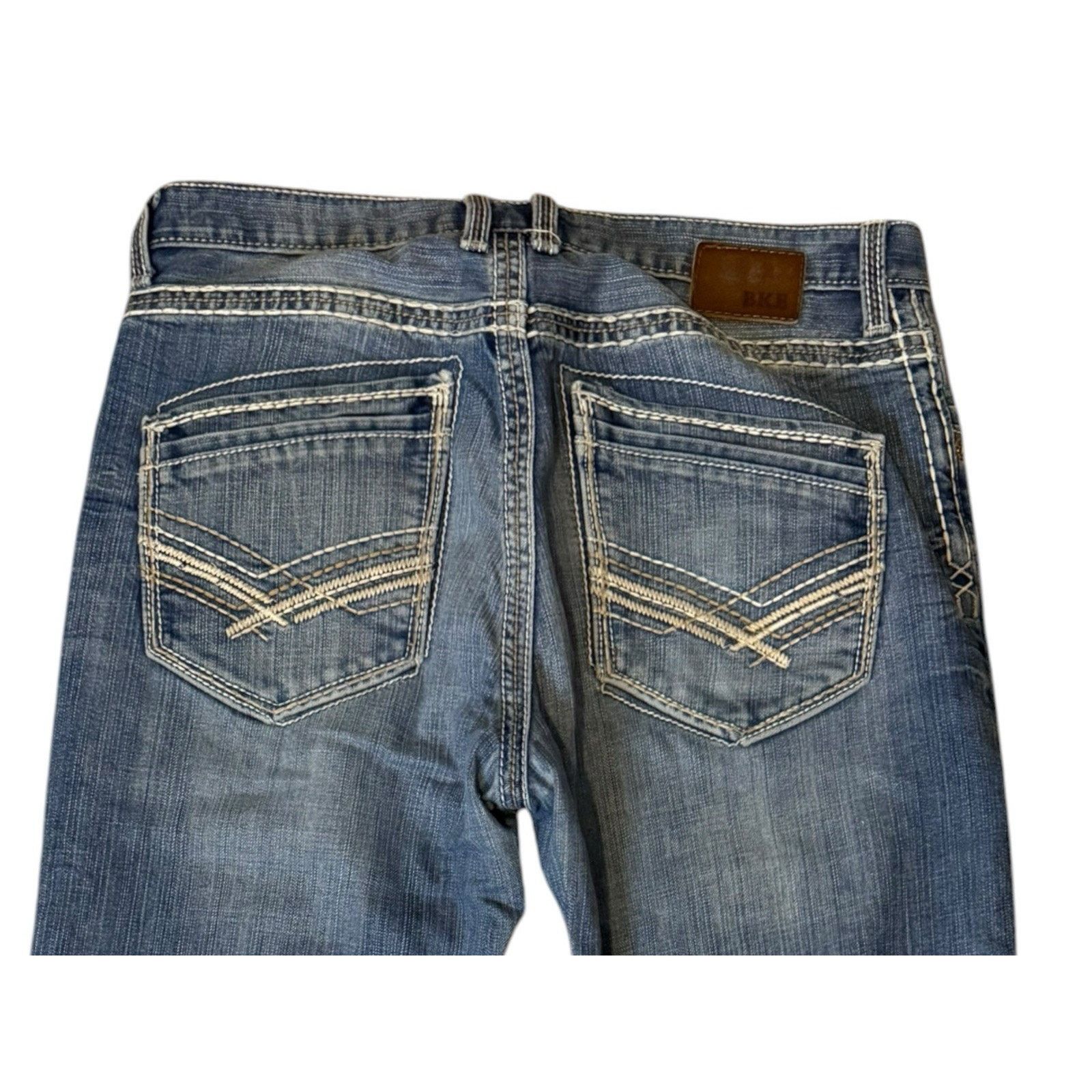 BKE BKE Denim Tyler Regular Fit Straight Leg Jeans Size US 32 / EU 48 - 2 Thumbnail