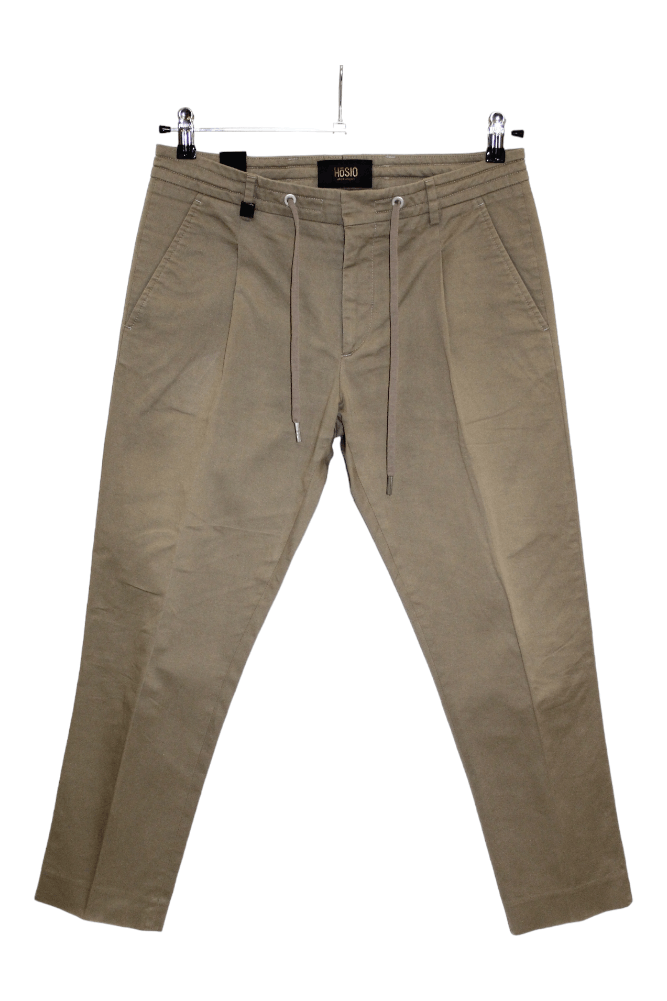 Z Zegna Hosio Made of Yarn Drawsting One-pleat Tapered Pants Size US 30 / EU 46 - 1 Thumbnail