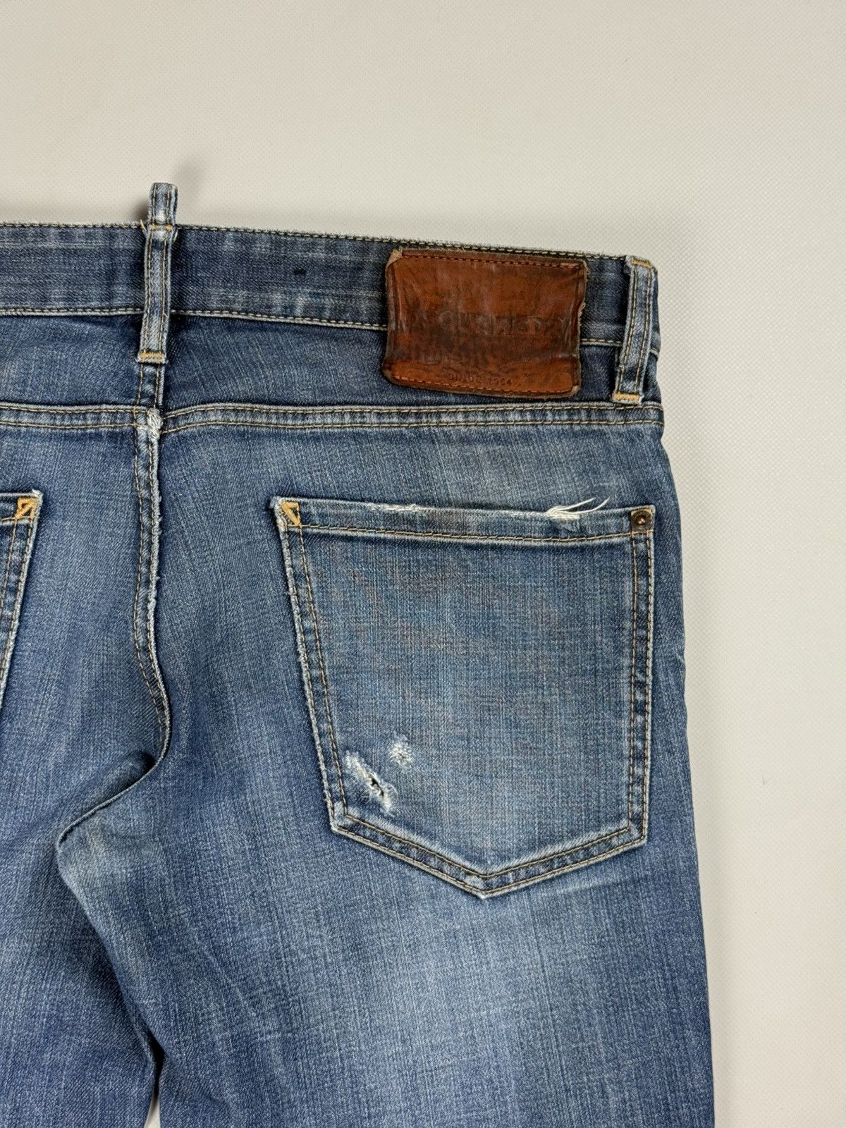 Dsquared2 Dsquared Men’s Distressed Denim Jeans Size 48 / M Size US 32 / EU 48 - 24 Thumbnail