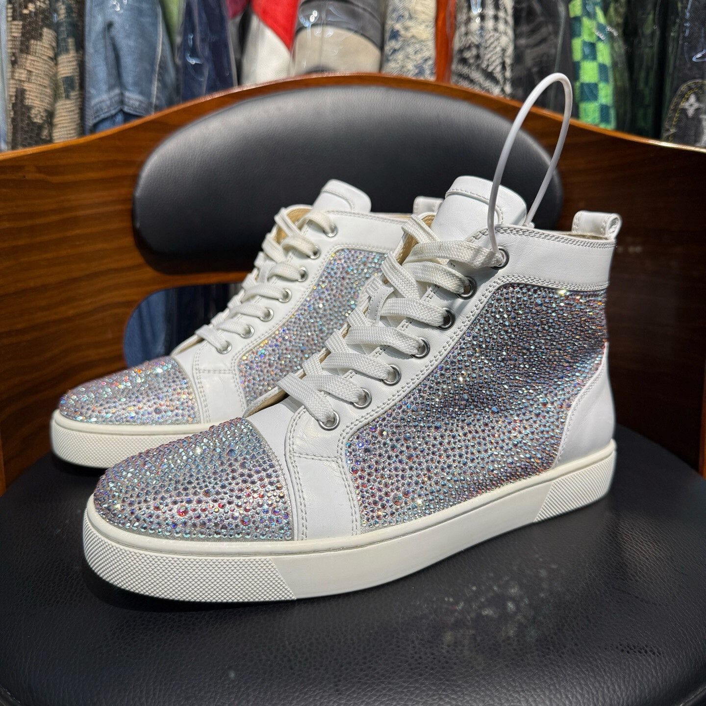 Christian Louboutin Christian Louboutin Multi Hitop Sneakers 38 Women Size US 7.5 / IT 37.5 - 1 Thumbnail