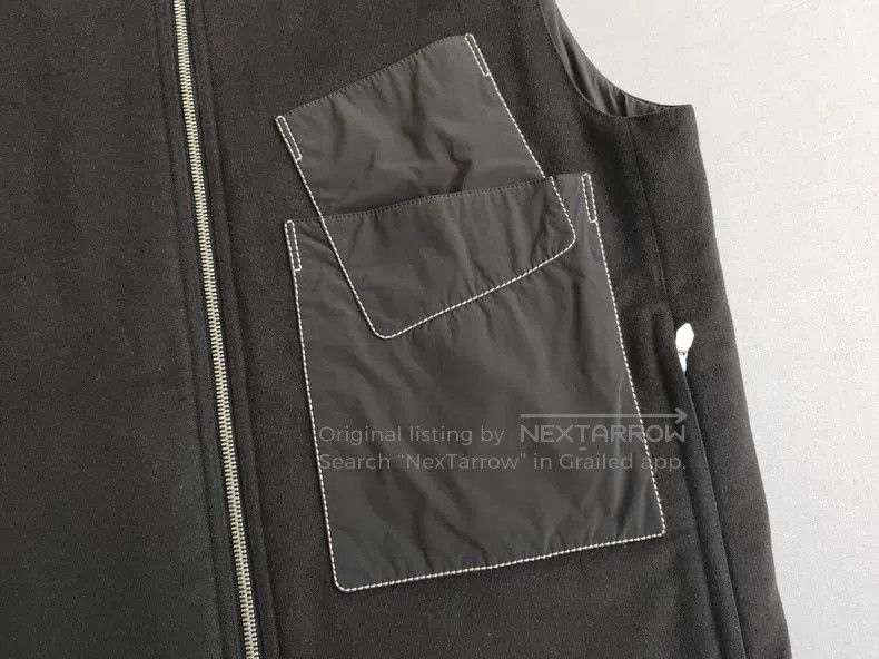 Hermes Hermes Men's cashmere vest vest, olive green, 100% cashmer Size US M / EU 48-50 / 2 - 5 Thumbnail