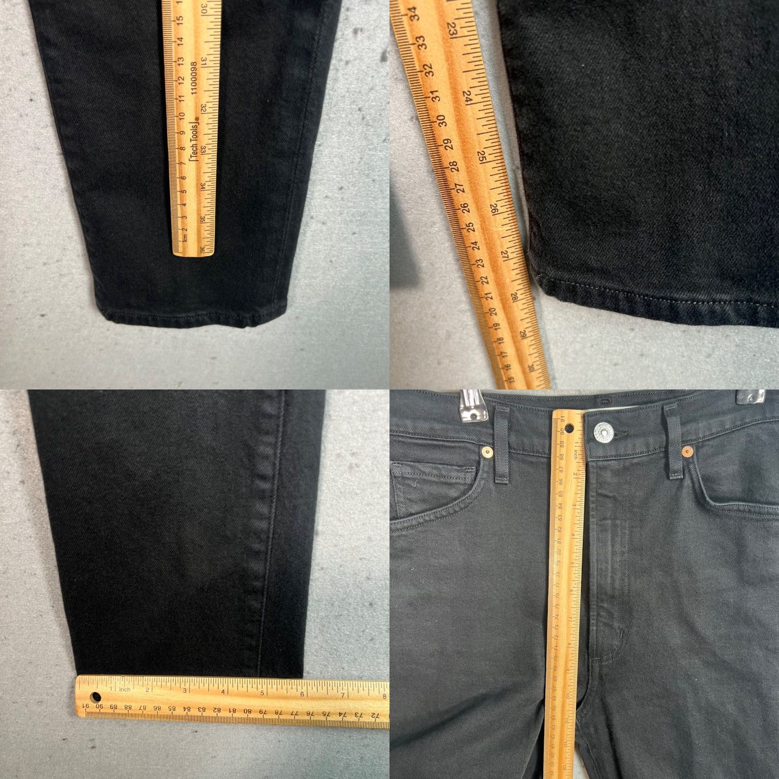 Vintage VINTAGE Wilfred x Citizens Of Humanity Womens 27 Nala Super High Rise Slim Jeans Black Size 27" / US 4 / IT 40 - 8 Thumbnail