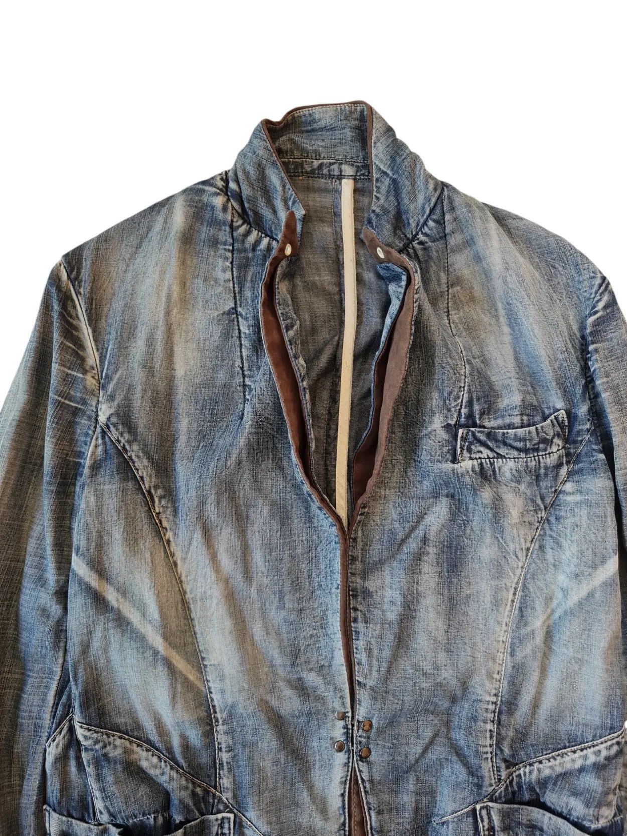 PPFM PPFM Vintage Washed Jacket with Unique Stitch Detailing Size US M / EU 48-50 / 2 - 8 Thumbnail