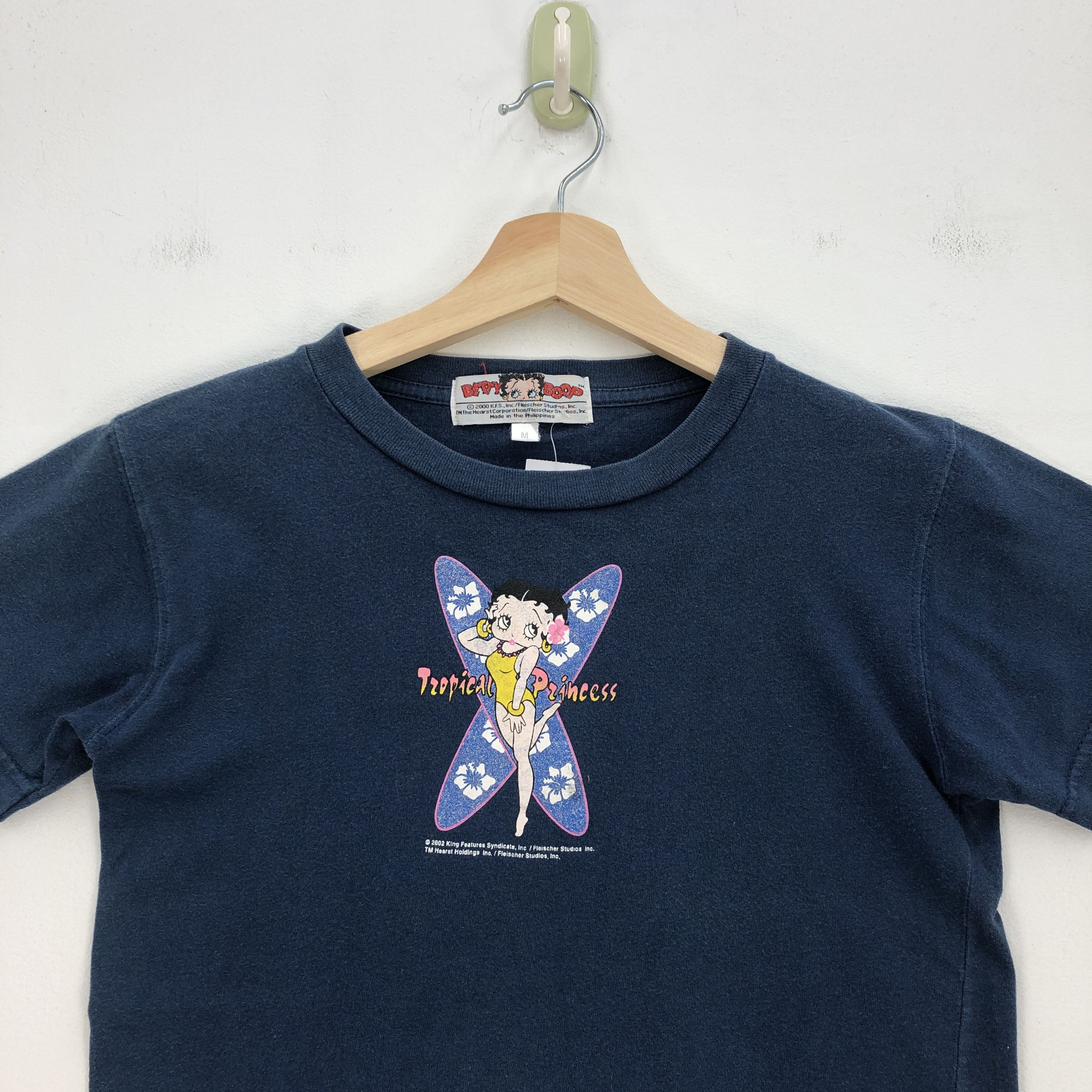 Cartoon Network Vintage 90s Betty Boop T Shirt Nude Anime Cartoon 56789 Size XS / US 0-2 / IT 36-38 - 2 Thumbnail