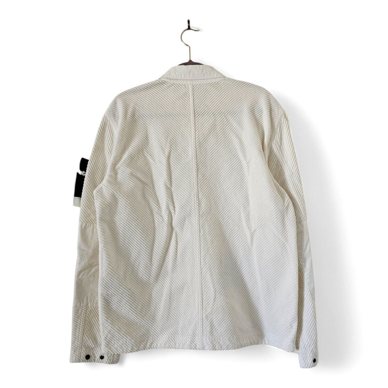 Stone Island Compass Patch Shirt/Jacket - Corduroy - White size Large Size US L / EU 52-54 / 3 - 4 Thumbnail