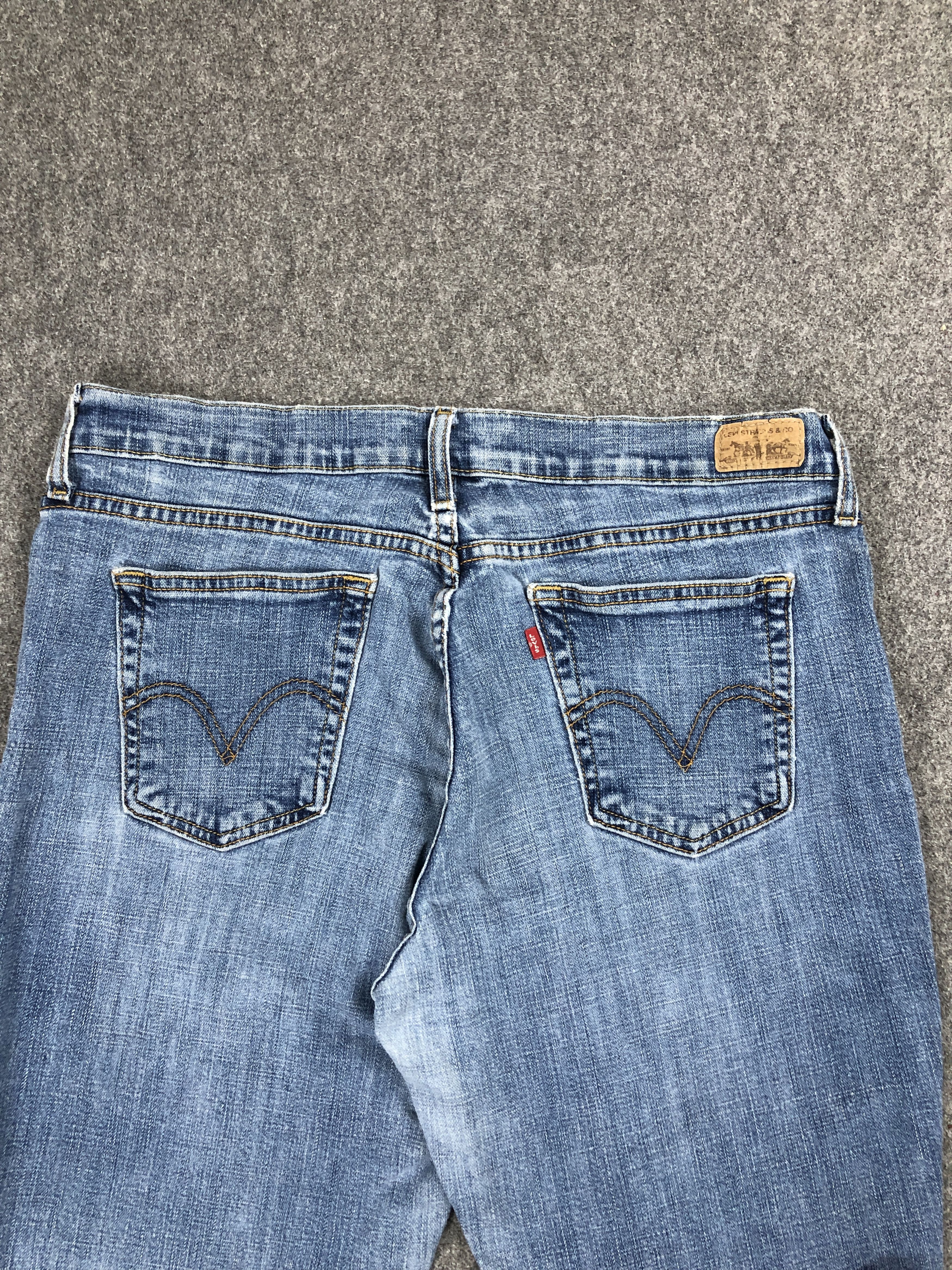 Levi's × Vintage Vintage Levis 518 Splatter Paint Bootcut Flared Jeans DP2260 Size US 34 / EU 50 - 4 Thumbnail