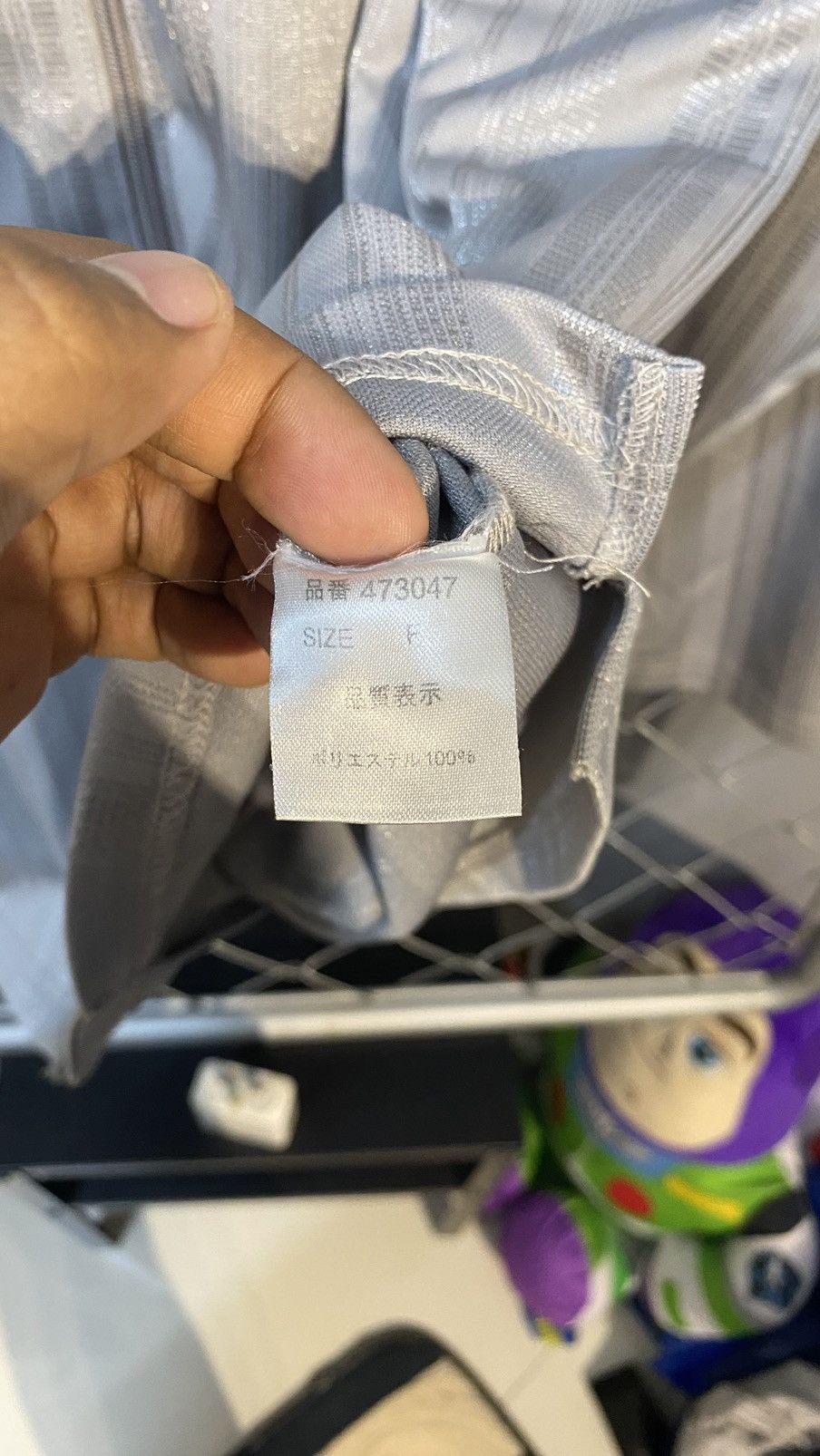 Japanese Brand × Vintage BARONIA ITALIAN DESIGNER TRACKTOP JACKET GREY Y2K DESIGN (L) Size US L / EU 52-54 / 3 - 7 Thumbnail