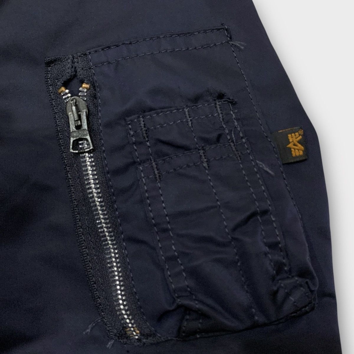 Alpha Industries VINTAGE 1990s USAF MA 1 FLIGHT BOMBER JACKET REVERSIBLE Size US M / EU 48-50 / 2 - 13 Thumbnail