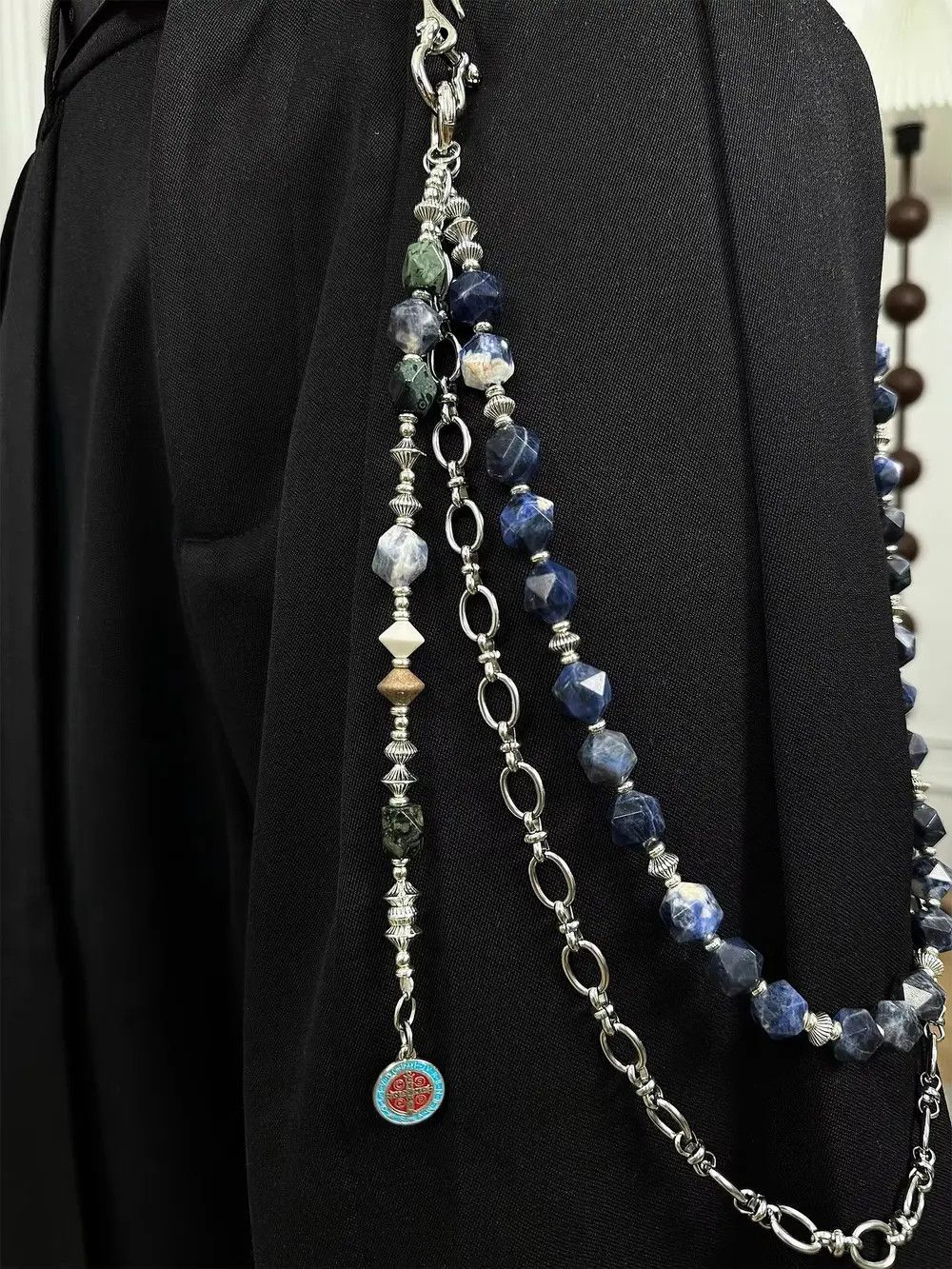 Jewelry 2 Layer Waist Punk Wallet Chain Size ONE SIZE - 2 Thumbnail