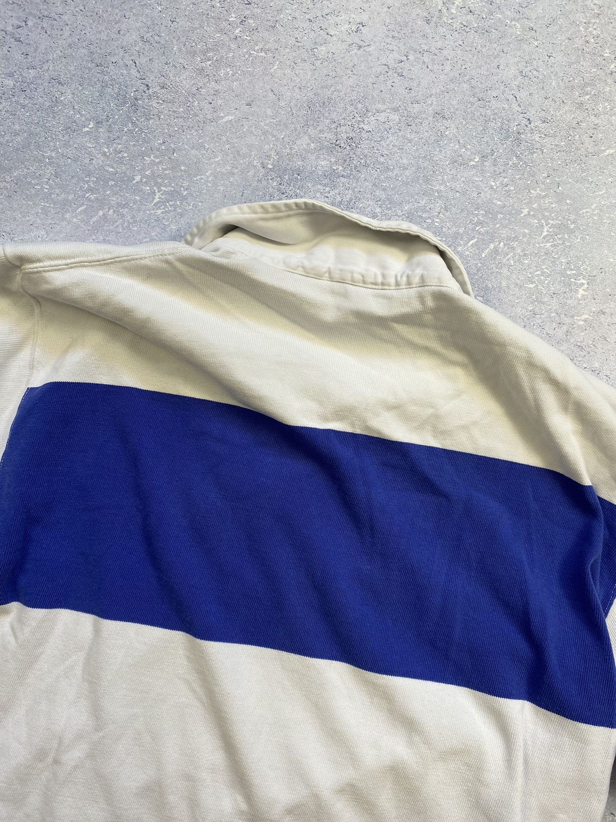 Polo Ralph Lauren × Ralph Lauren × Vintage Vintage Polo Ralph Lauren Men’s Blue Rugby Sweatshirt Size US XL / EU 56 / 4 - 13 Thumbnail
