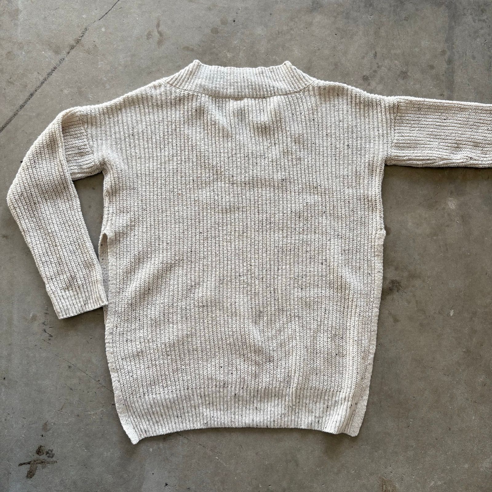 Faded Glory Faded Glory Cotton Women’s V-Neck Slit Sweater Size M / US 6-8 / IT 42-44 - 4 Thumbnail