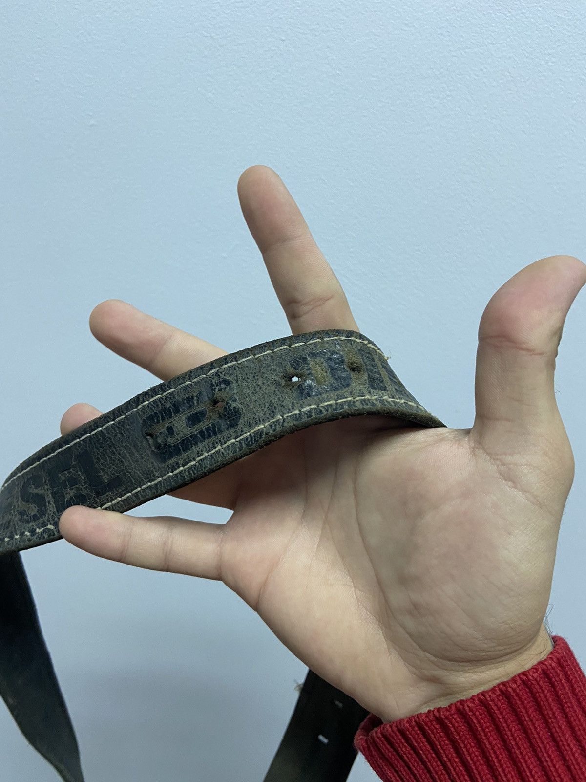 Diesel × Vintage Diesel Belt Vintage Avant Garde small Logo monogram Size ONE SIZE - 7 Thumbnail