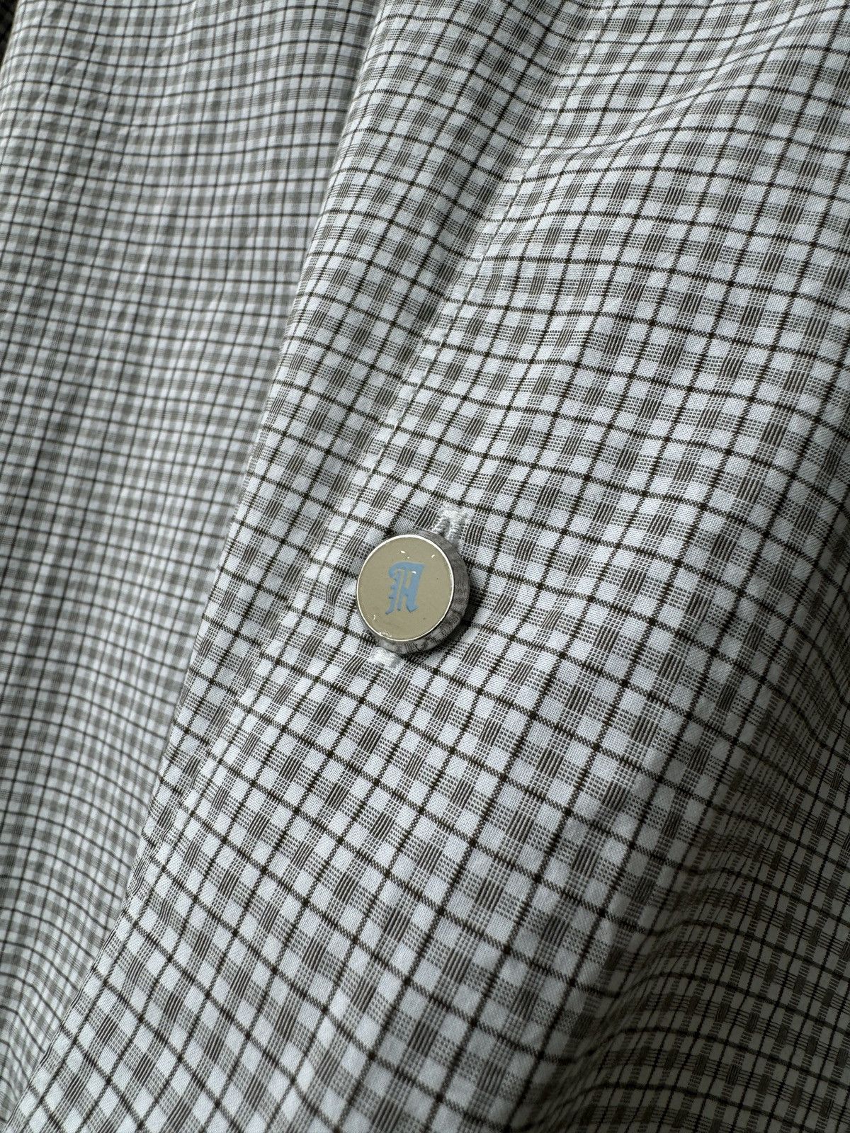 Altea ALTEA Milano ITALY Made Mens Small Checker Dress Shirt Size US M / EU 48-50 / 2 - 17 Thumbnail