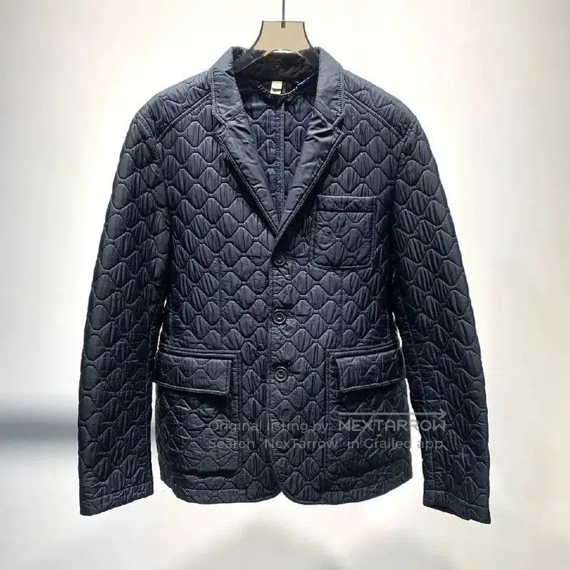 Burberry Burberry Men's Quilted Black Coat. Size US M / EU 48-50 / 2 - 1 Thumbnail