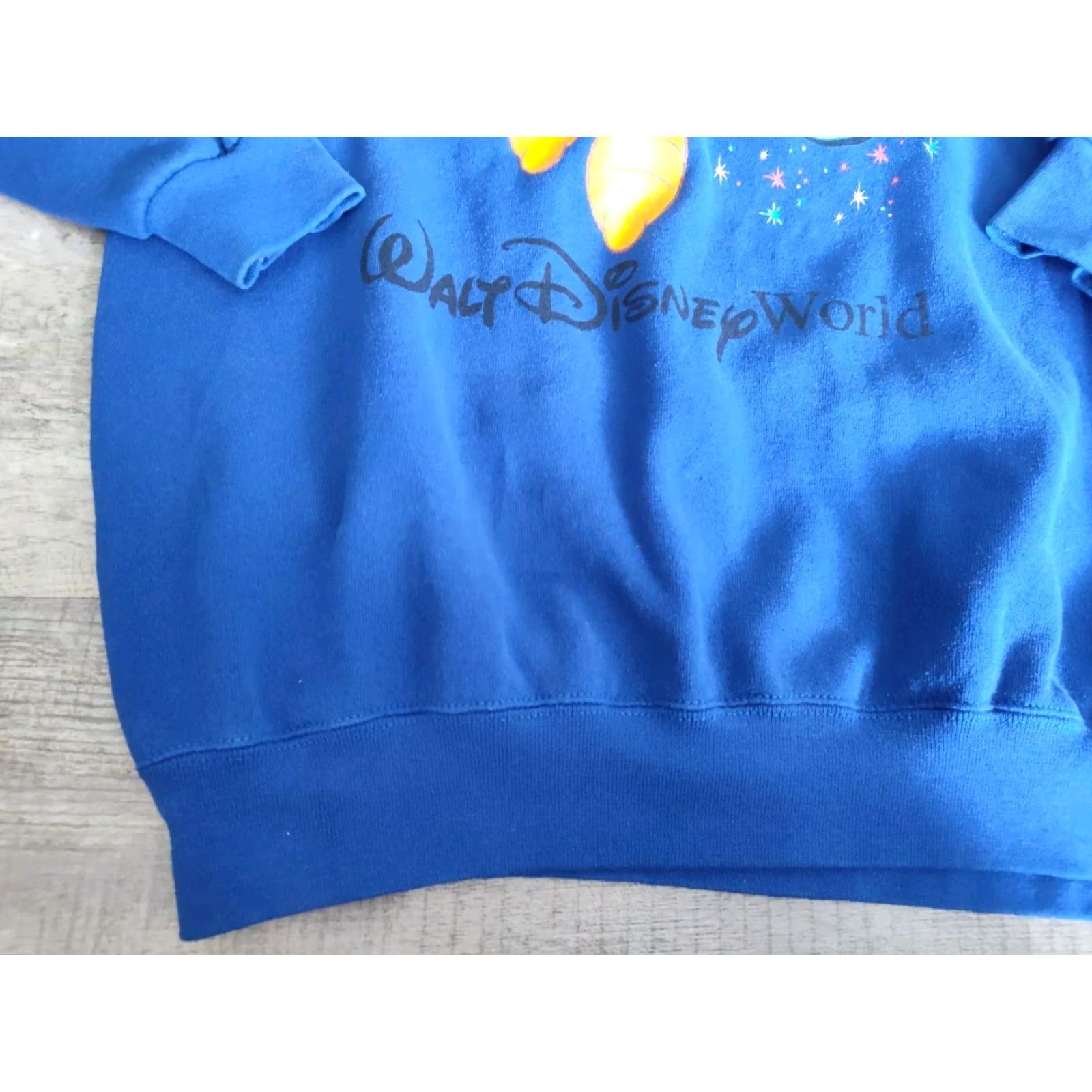 Disney VINTAGE Mickey Mouse Walt Disney World 25th Anniversary Sweatshirt XL Blue Disney Men Sweatshirt Graphic Print USA Size US XL / EU 56 / 4 - 2 Thumbnail