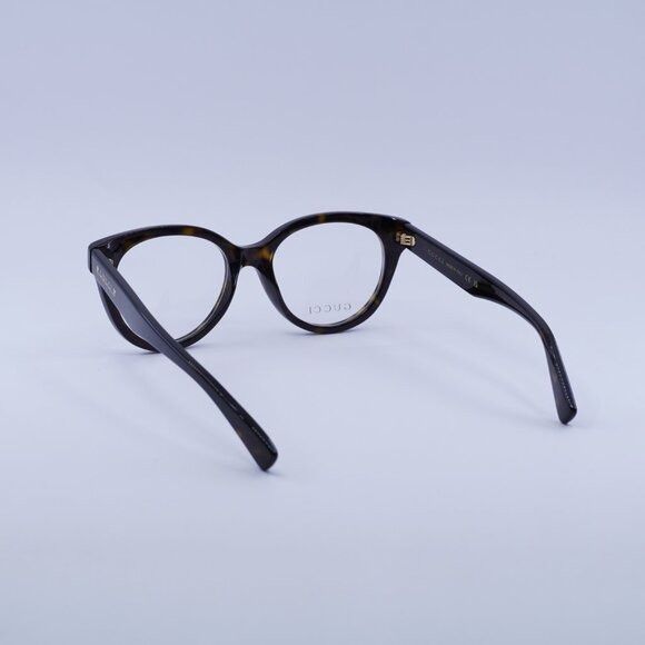 Gucci 🕶️ New Gucci GG1590O 005 Havana Eyeglasses 52mm Size ONE SIZE - 6 Thumbnail