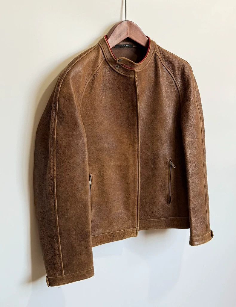 Gucci Gucci Tom Ford Era Leather Jacket-2507 Size US L / EU 52-54 / 3 - 1 Thumbnail
