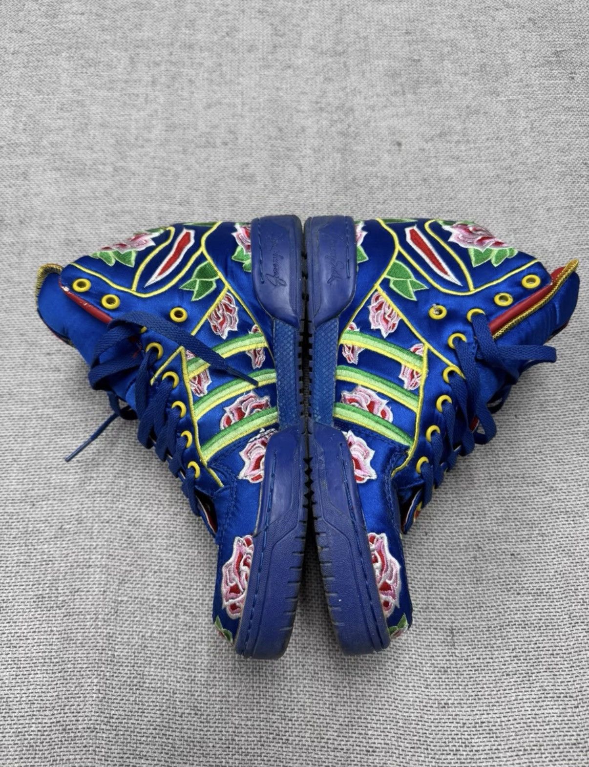 Adidas Adidas Jeremy Scott JS Wings Floral Q21475 K37 Size US 8.5 / EU 41-42 - 2 Thumbnail