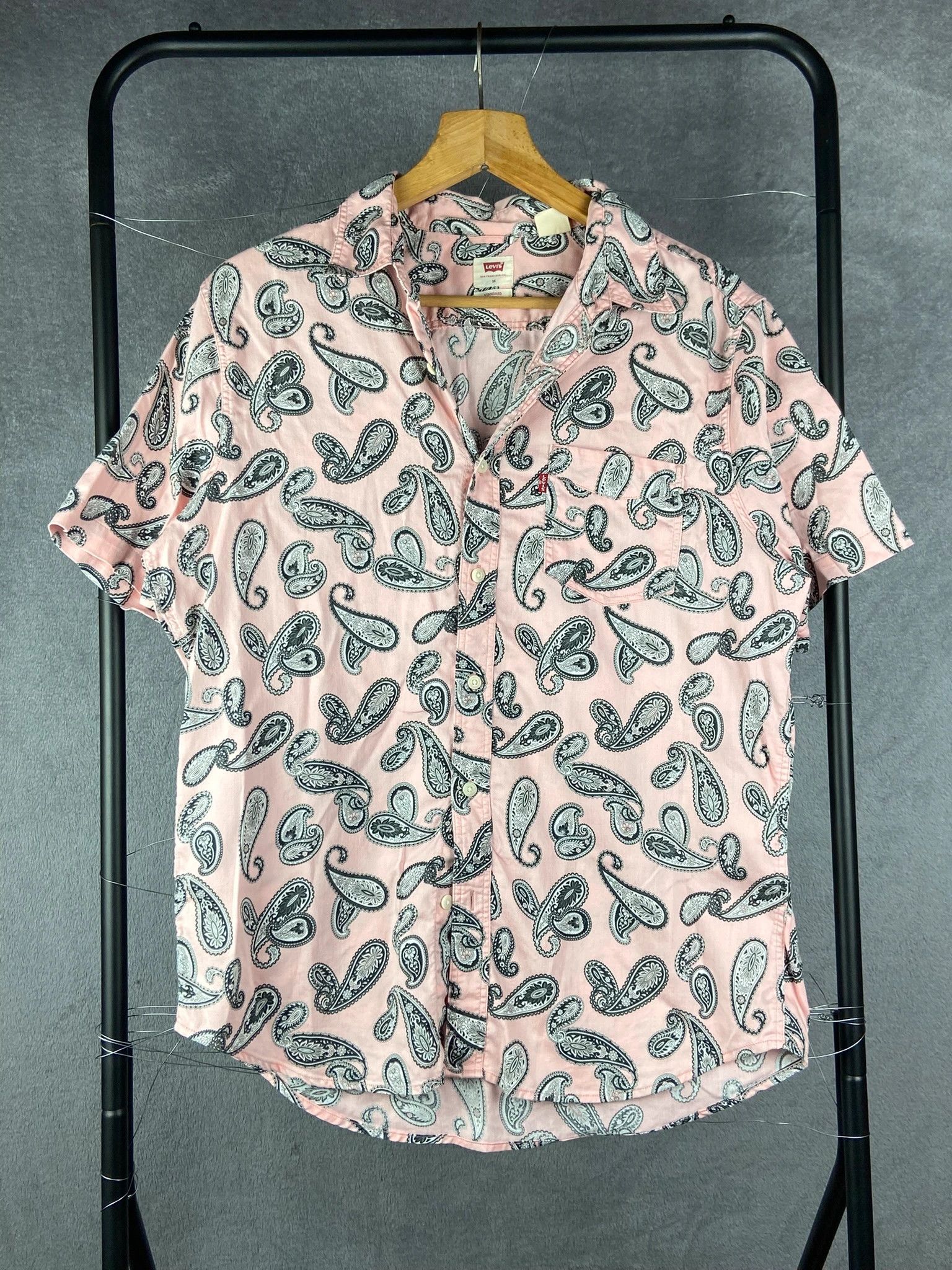 Levi's Levi’s shirt paisley print pink white vintage Size US M / EU 48-50 / 2 - 1 Thumbnail