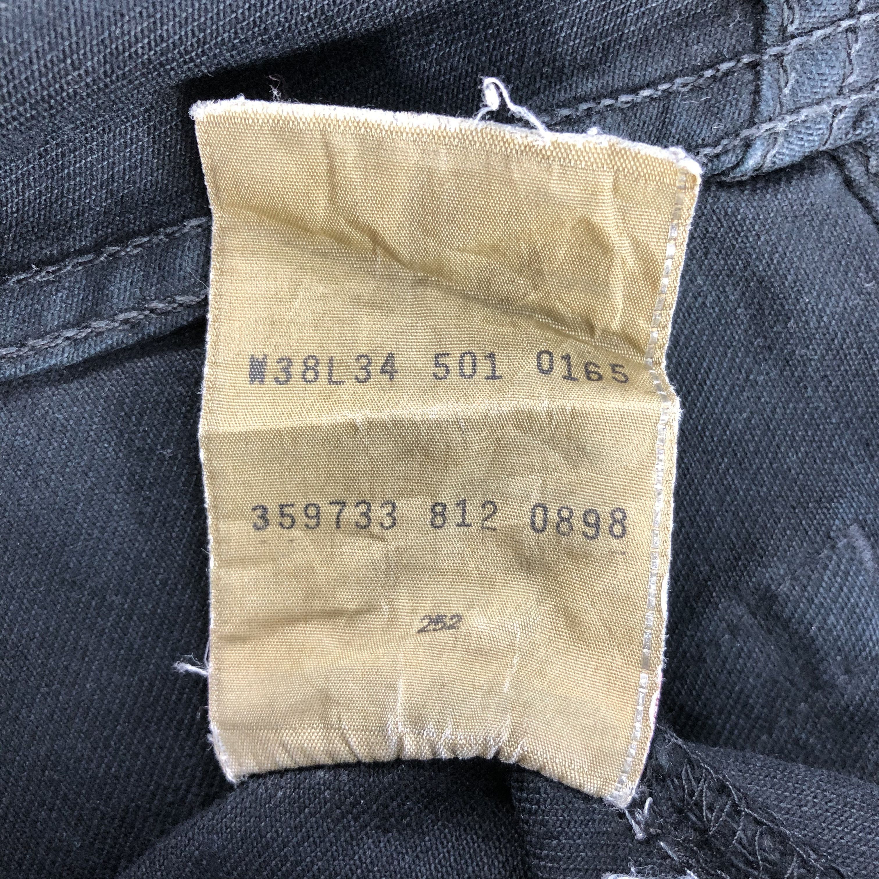 Levi's Vintage 90s Ripped Levis 501 Earth Tone Jeans-J1649 Size US 38 / EU 54 - 13 Thumbnail