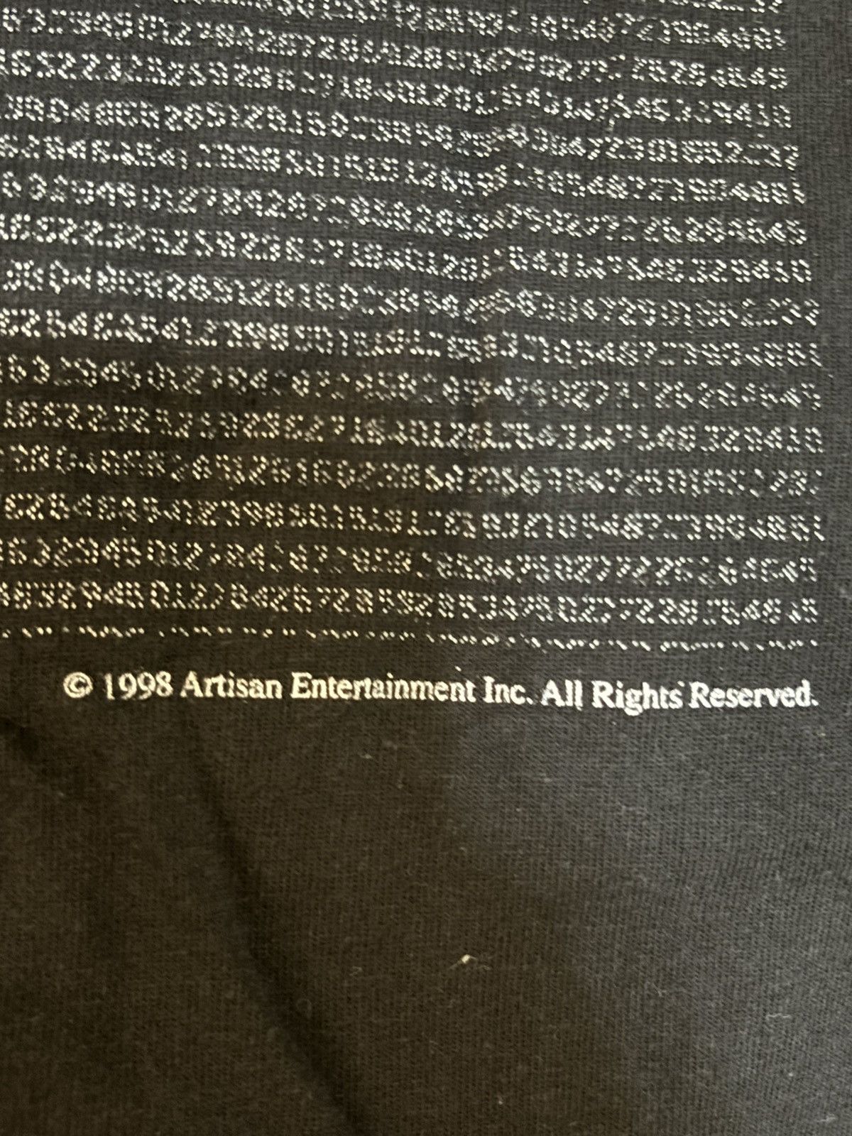Vintage Rare Vintage 90s Pi Faith in Chaos Darren Aronofsky Movie T Size US XL / EU 56 / 4 - 11 Thumbnail