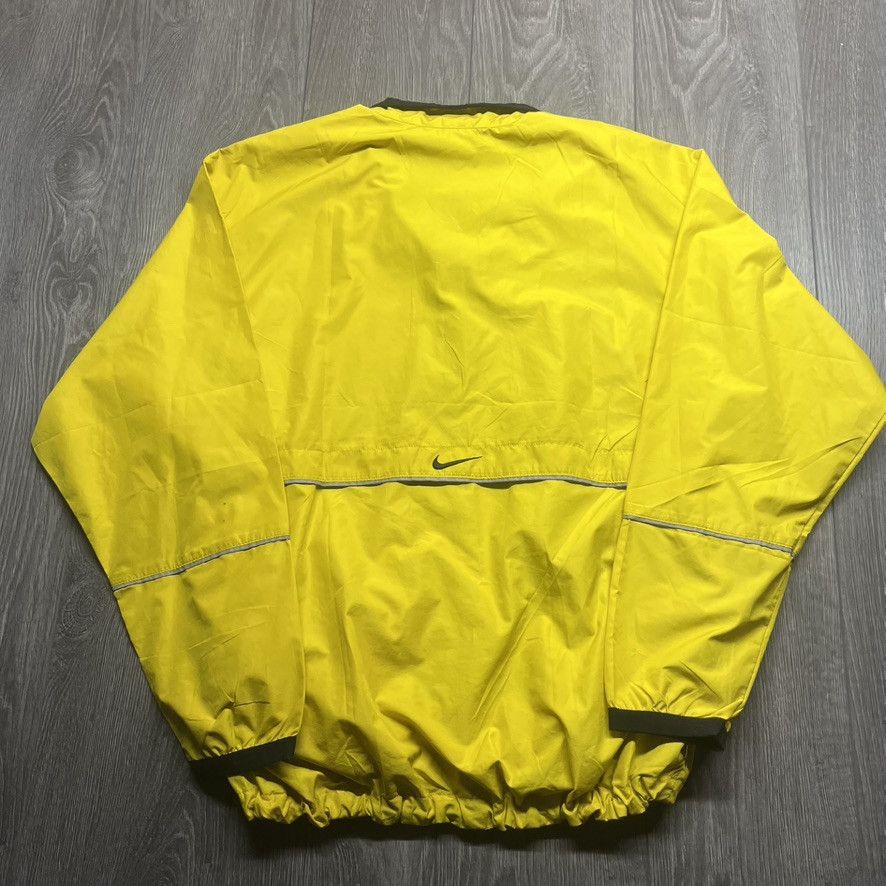 Nike × Vintage Vintage Nike 1990s 3M Quarter Zip Windbreaker Yellow Size US L / EU 52-54 / 3 - 12 Thumbnail