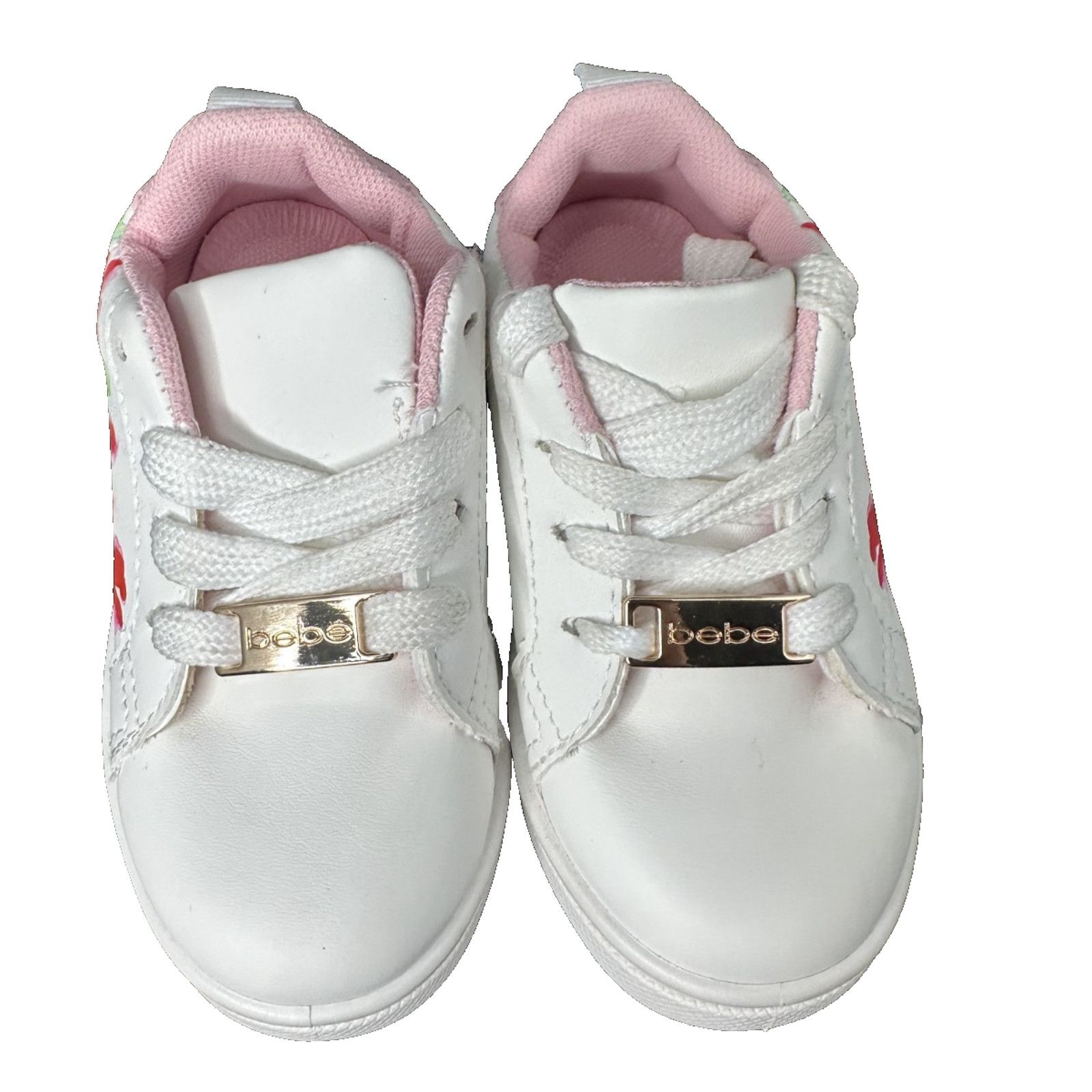 Bebe Bebe Brand Toddler Girls w/Flowers printed Sneakers Shoes Size US 7 / IT 37 - 1 Thumbnail
