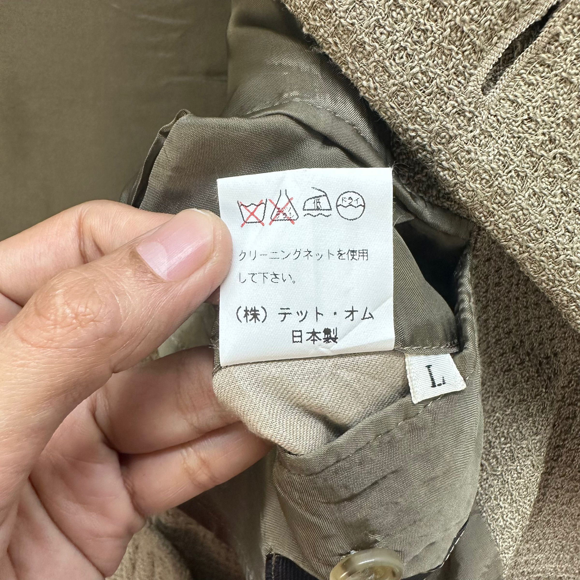 Tete Homme VINTAGE 90's TETE HOMME COAT JACKET #7866-186 Size US L / EU 52-54 / 3 - 10 Thumbnail