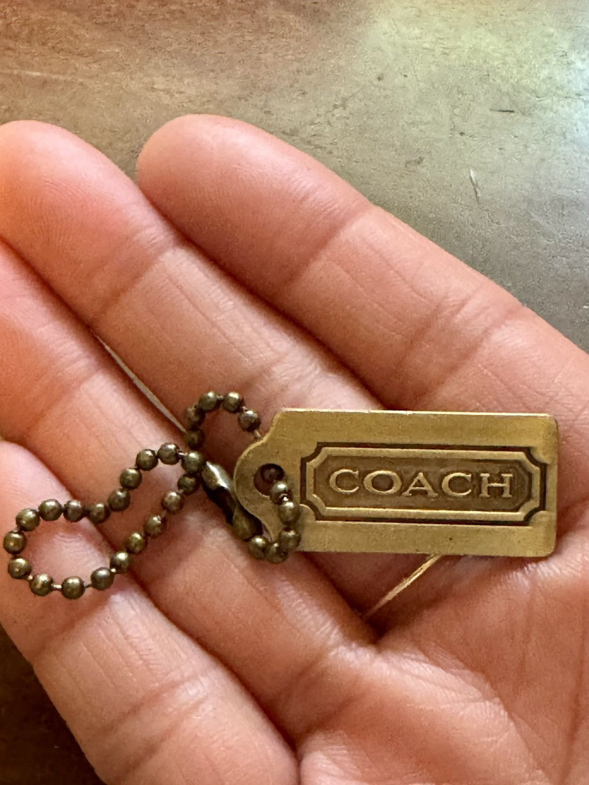 Coach Vintage COACH Tag Chain Size ONE SIZE - 2 Thumbnail