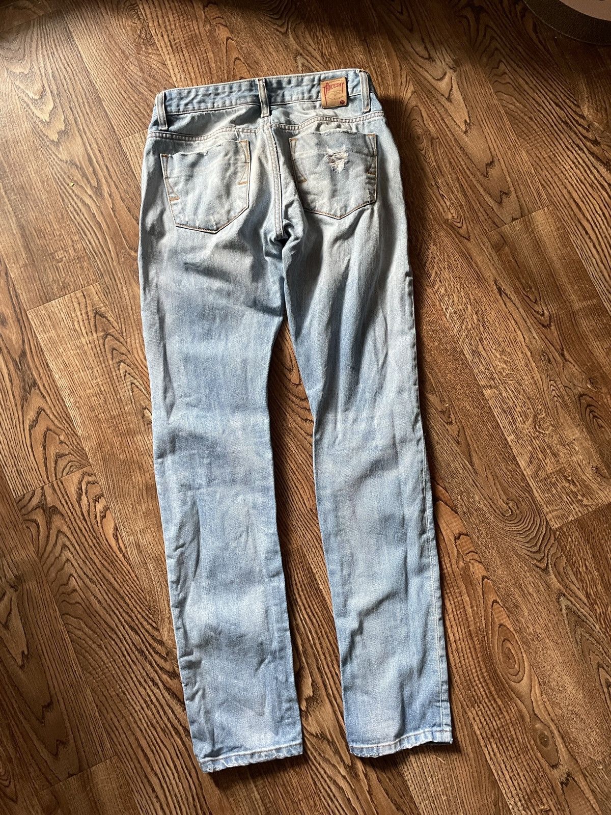Japanese Brand Takeshy Kurosawa distressed patches Selvedge Denim Jeans Size US 30 / EU 46 - 8 Thumbnail