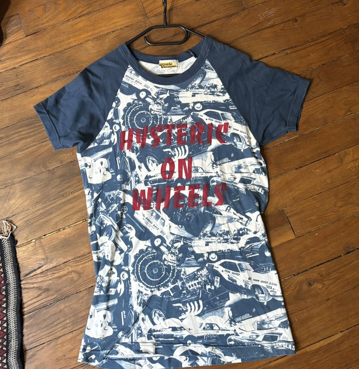 Hysteric Glamour Hysteric on wheels varsity t shirt Size US S / EU 44-46 / 1 - 1 Thumbnail