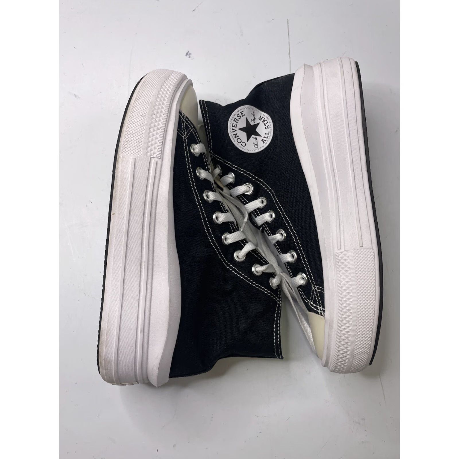 Converse Converse Chuck Taylor All Star Move Platform Sneaker Womens Size 9 Black/White Size US 9 / IT 39 - 7 Thumbnail