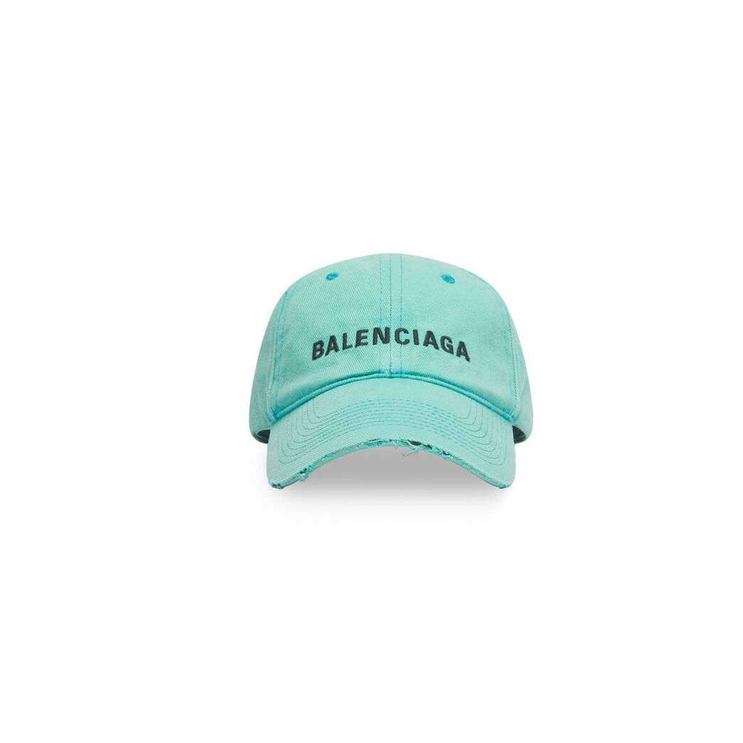 Balenciaga o1bcso1str1024 Size: L / Logo Front Cap in Blue Size ONE SIZE - 1 Thumbnail