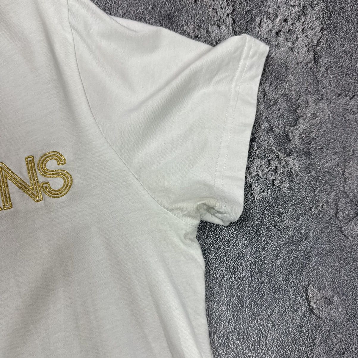Versace Versace Jeans T-Shirt Big Logo White/Gold Luxury Lize XL Size US XL / EU 56 / 4 - 8 Thumbnail