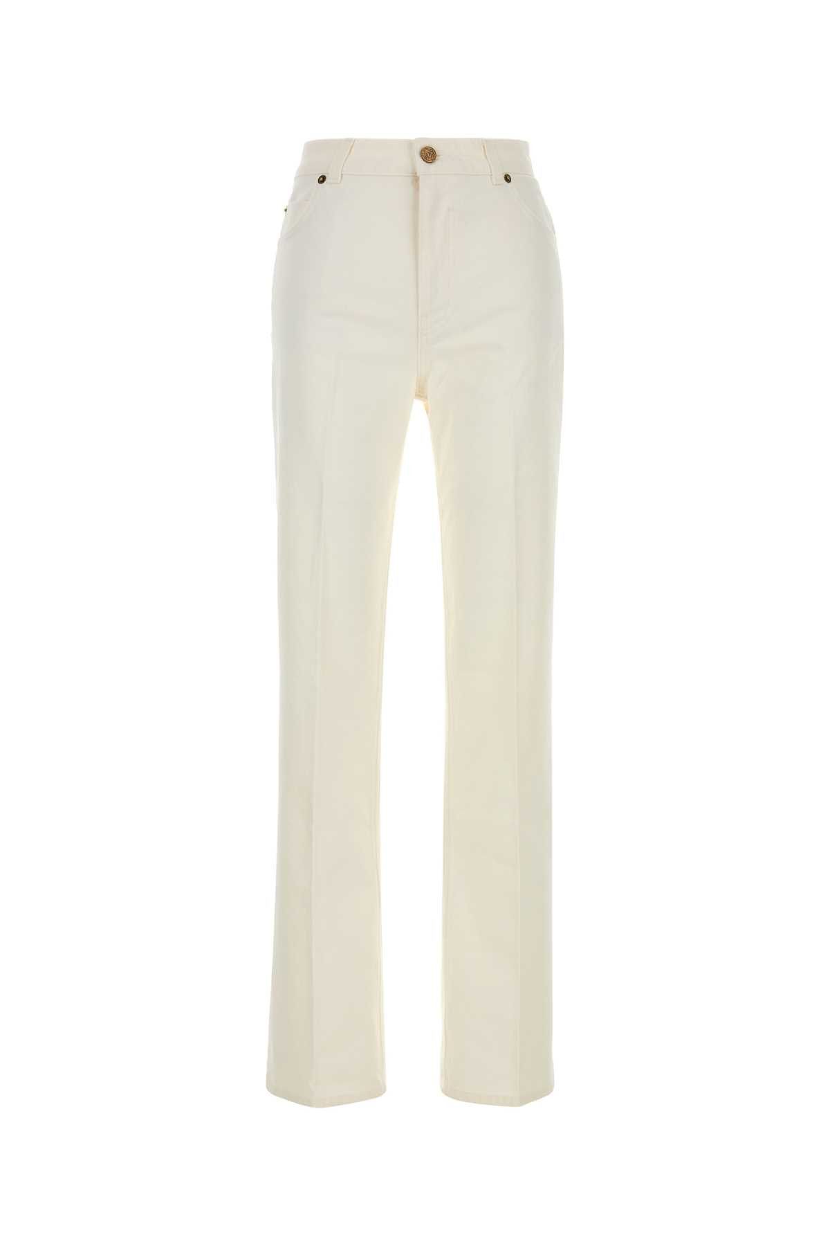 Balmain White Denim Jeans Size 28" / US 6 / IT 42 - 1 Thumbnail