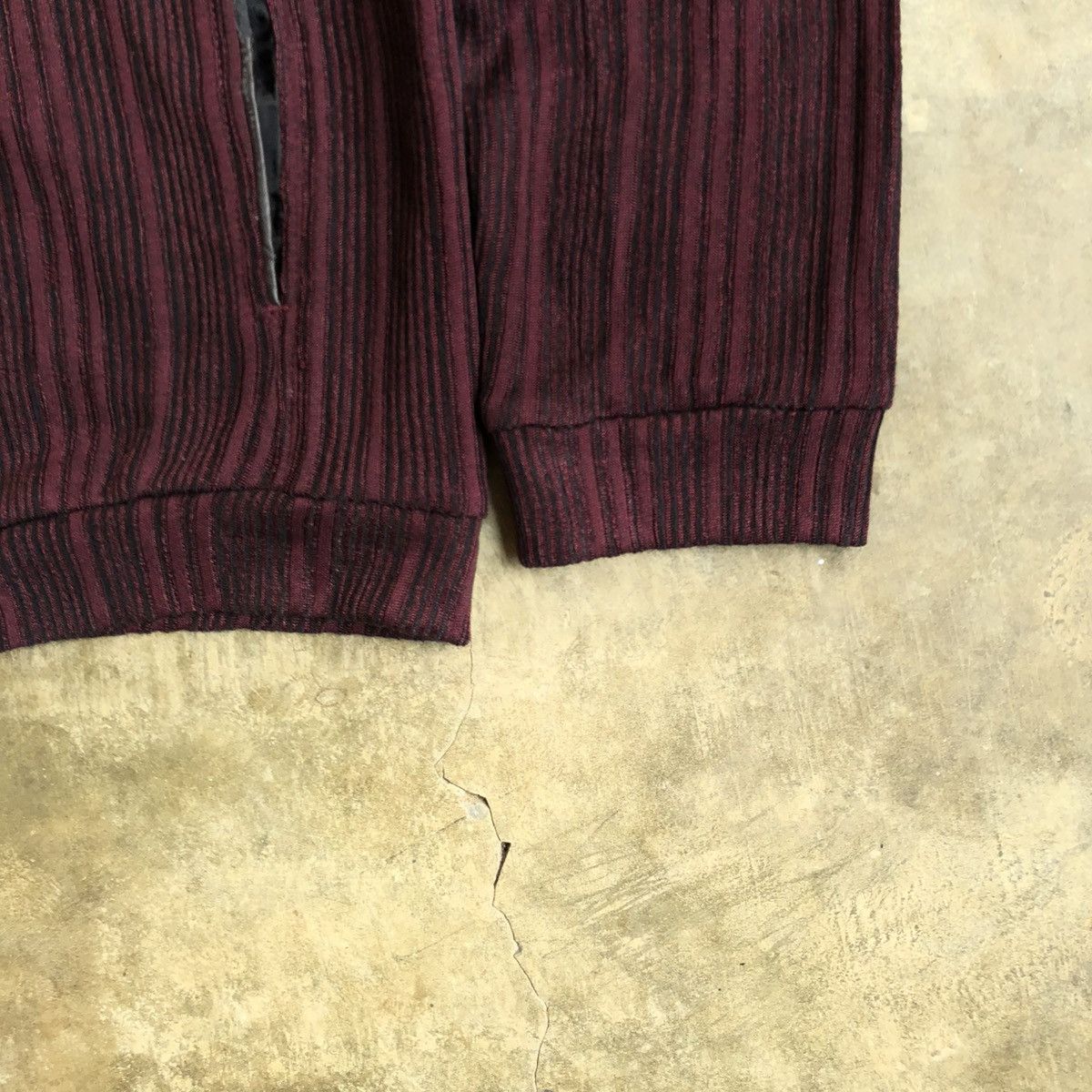 Japanese Brand 2000s Sterny Cord Full Zipper Hoodie Bape Style Red Maroon Size US M / EU 48-50 / 2 - 7 Thumbnail