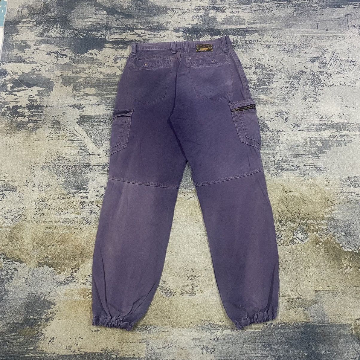 Hunter × Japanese Brand × Purple Vintage Japan Faded Purple Dogman Parachute Cargo Pants Size US 31 - 2 Thumbnail