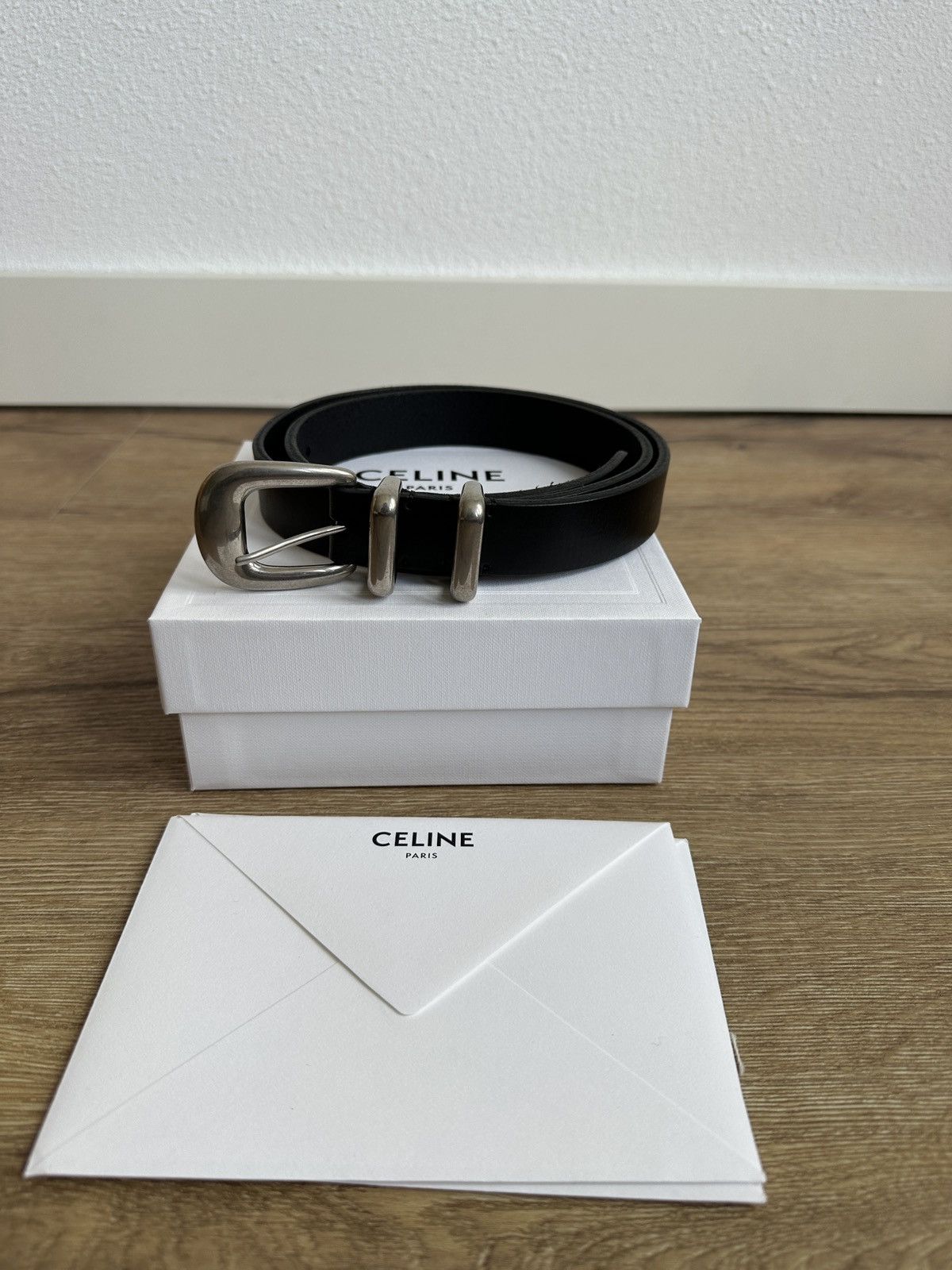 Celine Celine Western Belt 2 Vegetal Calfskin Hedi Slimane Size ONE SIZE - 2 Thumbnail