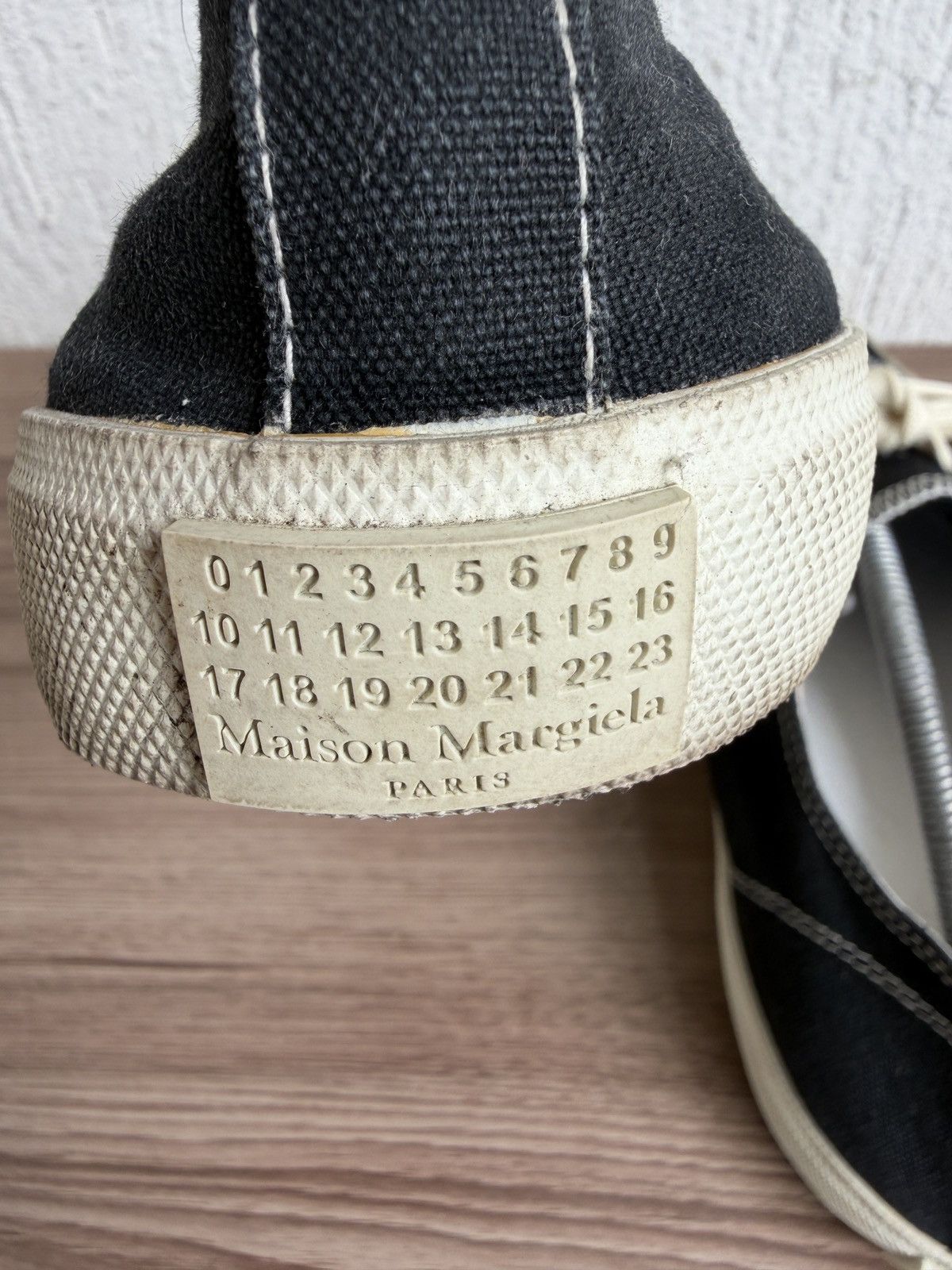 Maison Margiela Tabi canvas sneakers Size US 10.5 / EU 43-44 - 16 Thumbnail