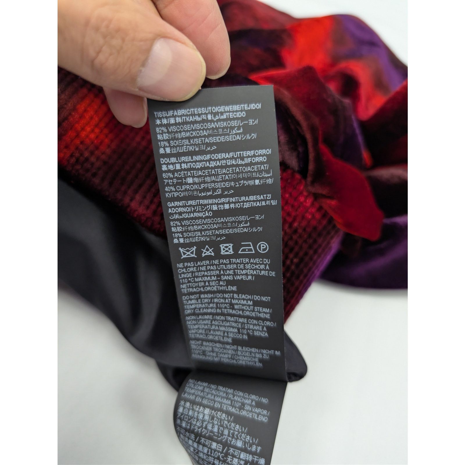 Saint Laurent Paris o1rshd1 Velours Liquide Ombre Jacket in Rouge Rose Size US L / EU 52-54 / 3 - 19 Thumbnail