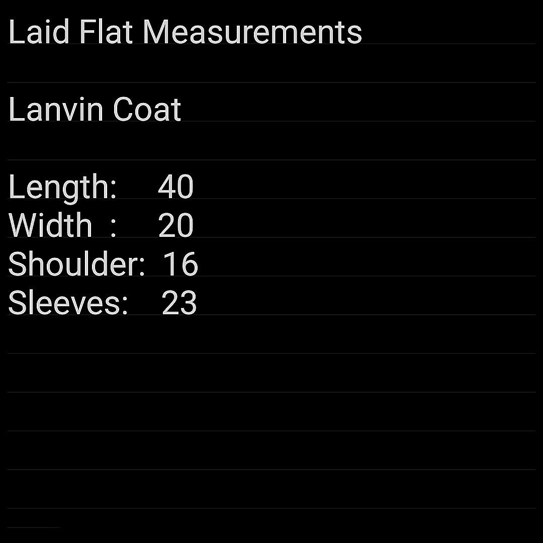 Lanvin Lanvin Pre-Fall 2015 Wool Long Coat Jacket Size M / US 6-8 / IT 42-44 - 6 Thumbnail