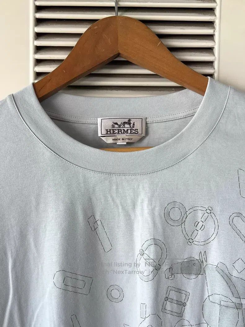 Hermes Hermes Men's Short Sleeve T-Shirt Size US XL / EU 56 / 4 - 3 Thumbnail