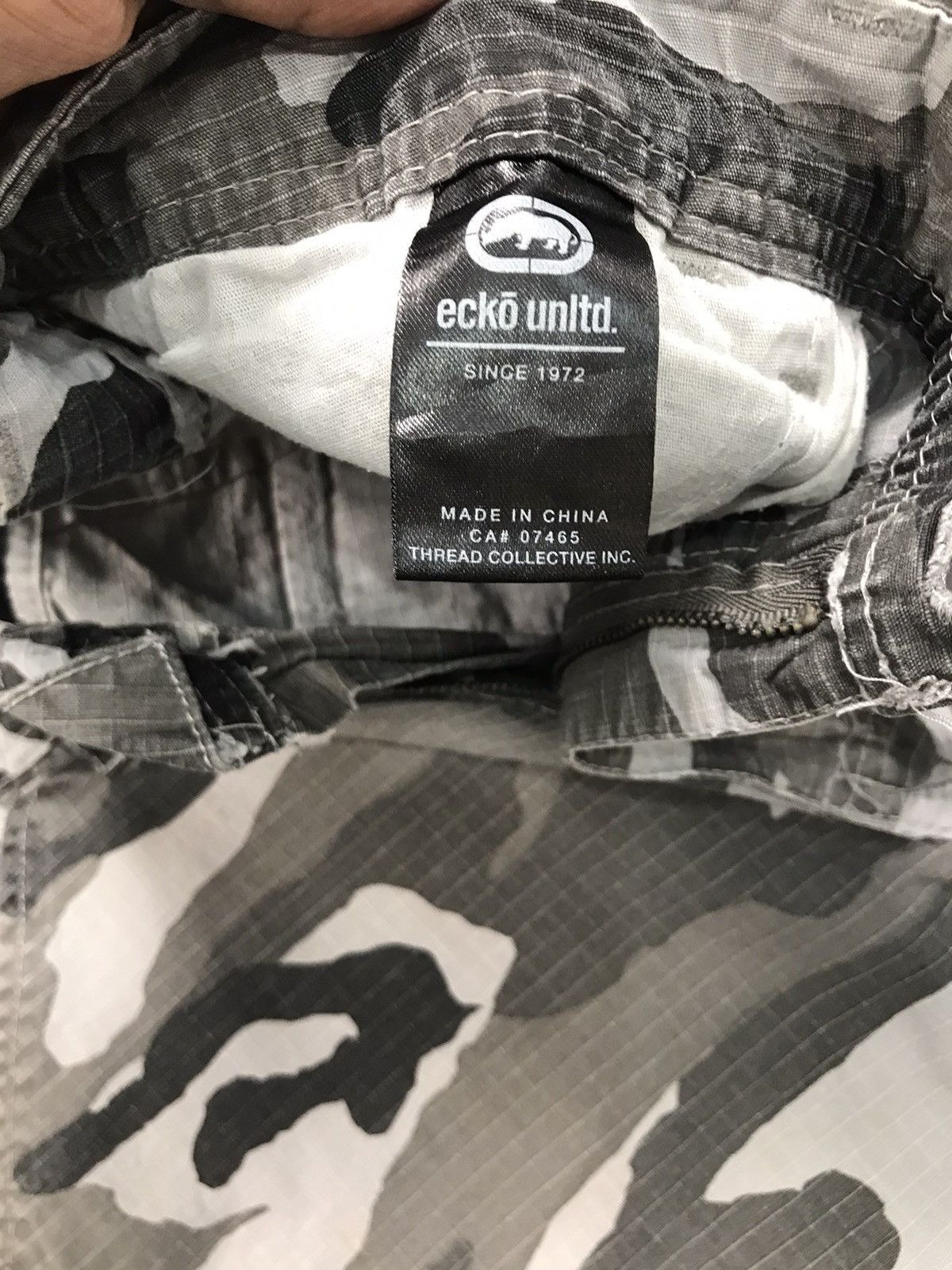 Ecko Unltd. Rare vintage Ecko UNLTD camo cargo denim short Size US 36 / EU 52 - 10 Thumbnail