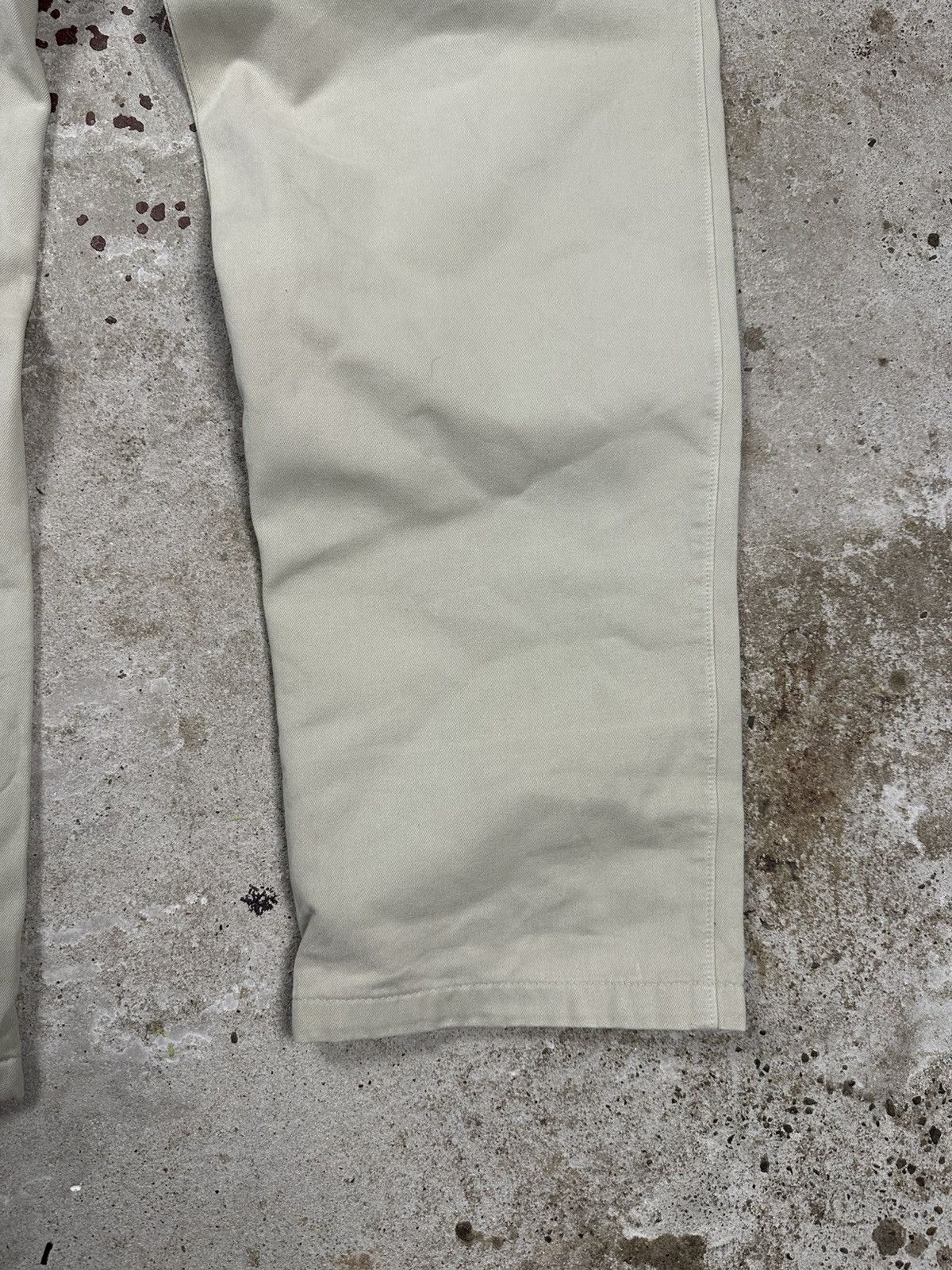 Boneville Vintage 90s Boneville Massimo Osti Wide Pleated Baggy Chino Size US 31 - 3 Thumbnail