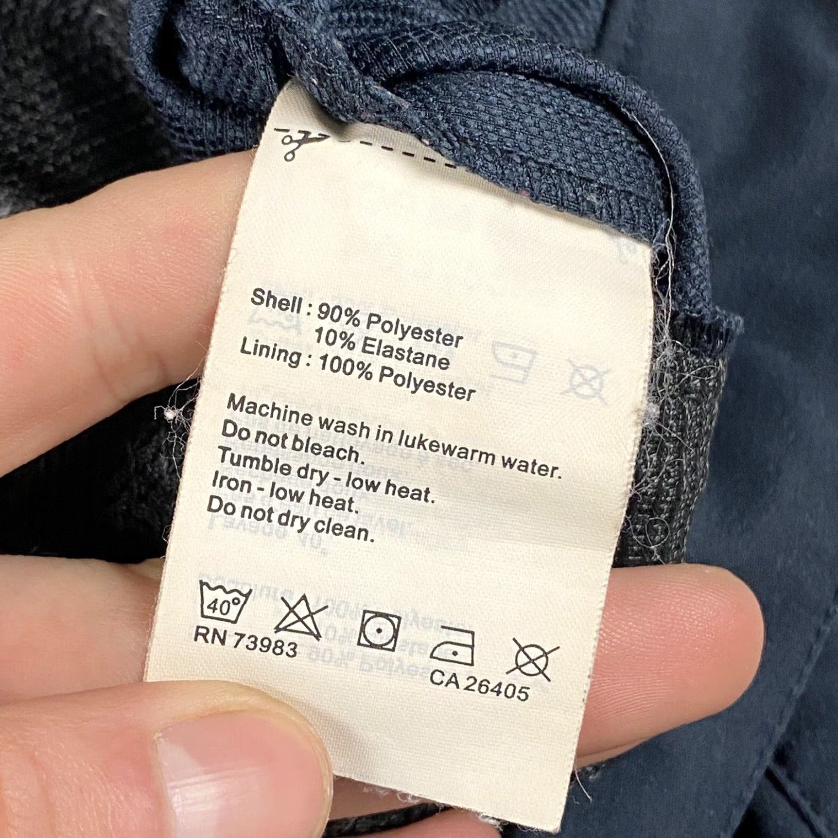 Helly Hansen VINTAGE Helly Hansen Jotun Outdoor Hiking Pants Mens 36x29 Black Windbreaker Travel Active Size US 36 / EU 52 - 5 Thumbnail