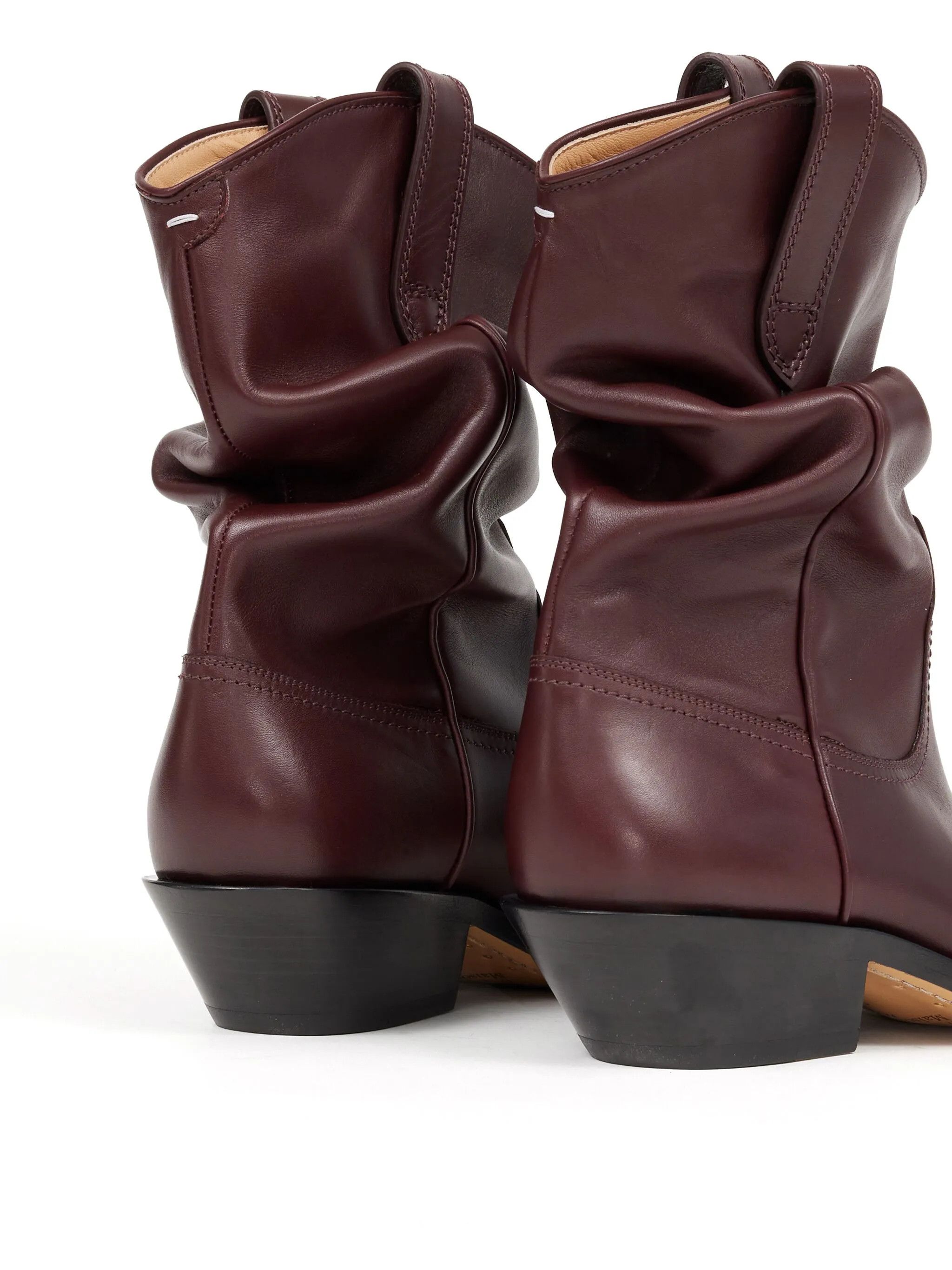 Maison Margiela o1w1db11225 Tabby Western Leather Boots in Brown Size US 9 / IT 39 - 4 Thumbnail
