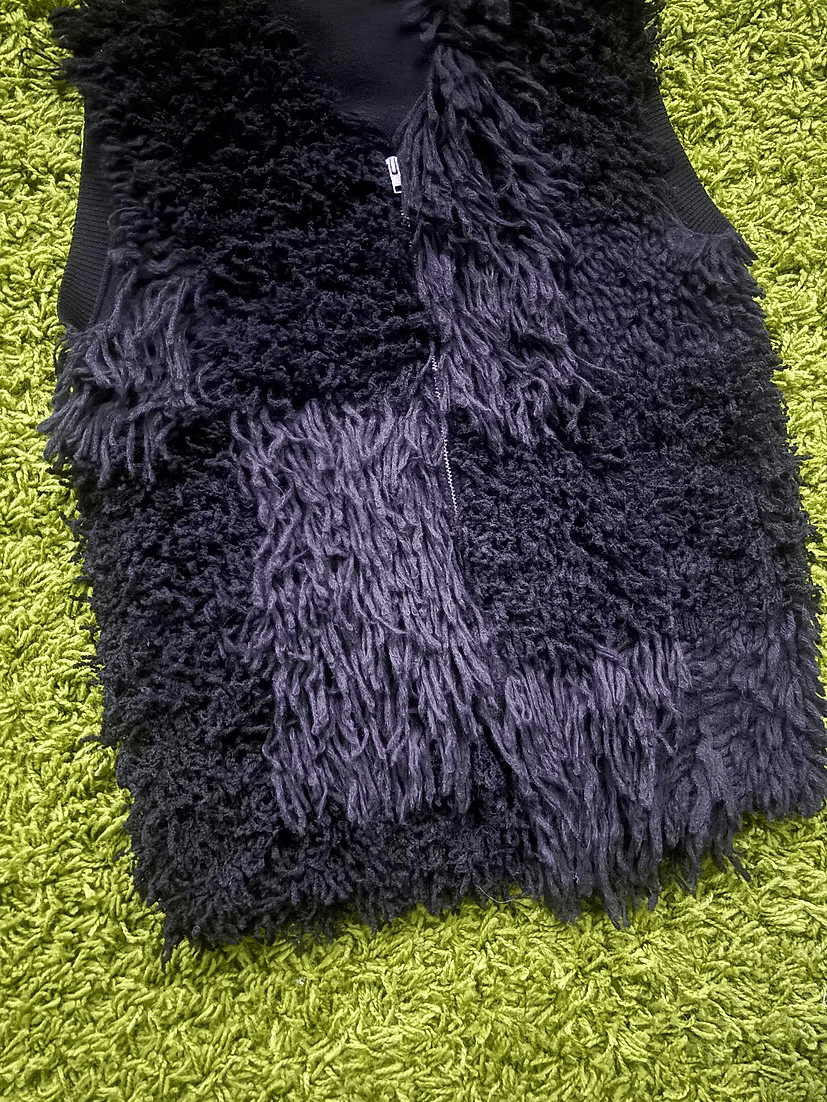 Comme des Garcons Homme Plus FW2002 Shaggy Knit Gilet Vest Size US M / EU 48-50 / 2 - 3 Thumbnail