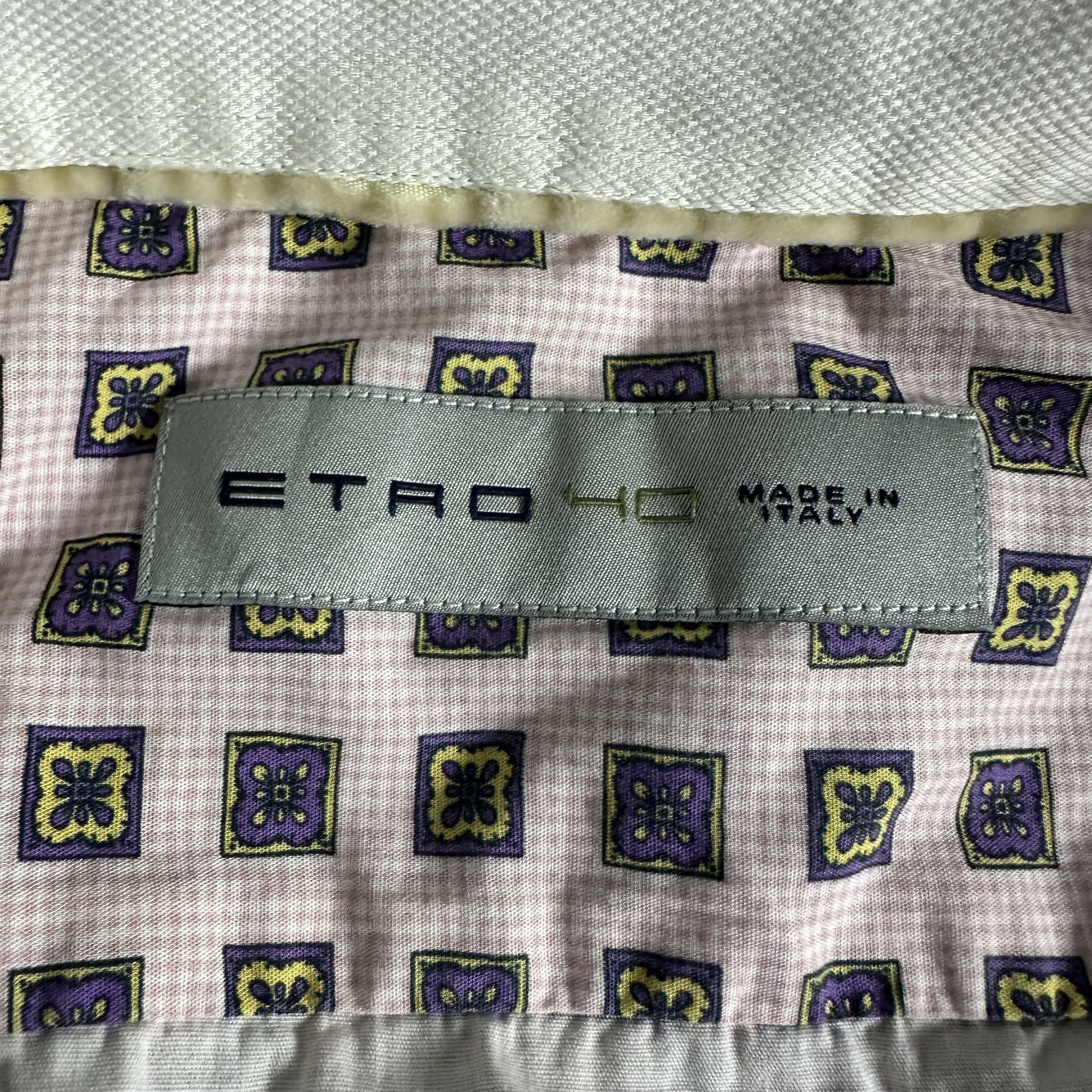 Etro 🔥RARE🔥Vintage Etro OVP Button Up Shirt Made in Italy Size US XXS / EU 40 - 6 Thumbnail