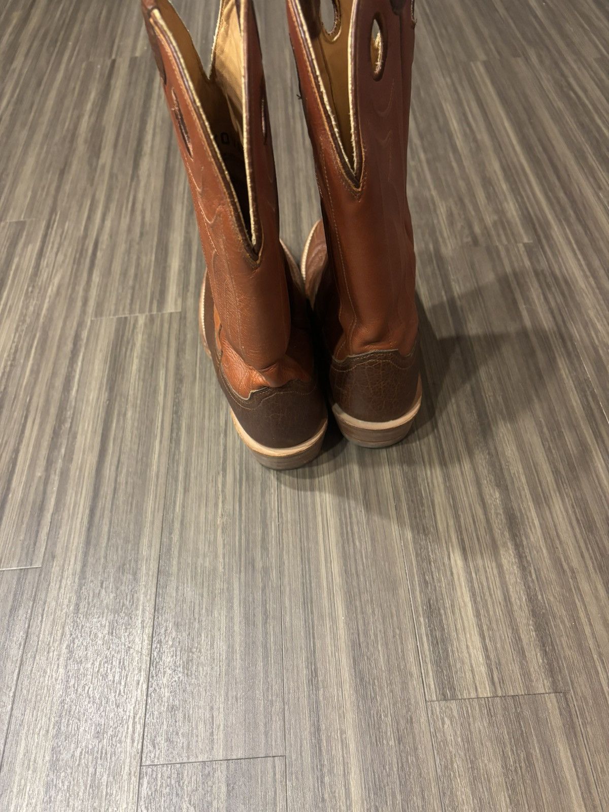 Tecovas TECOVAS Prescott Cowboy Boots Men's 10.5 Burnt Orange/Brown Size US 10.5 / EU 43-44 - 3 Thumbnail